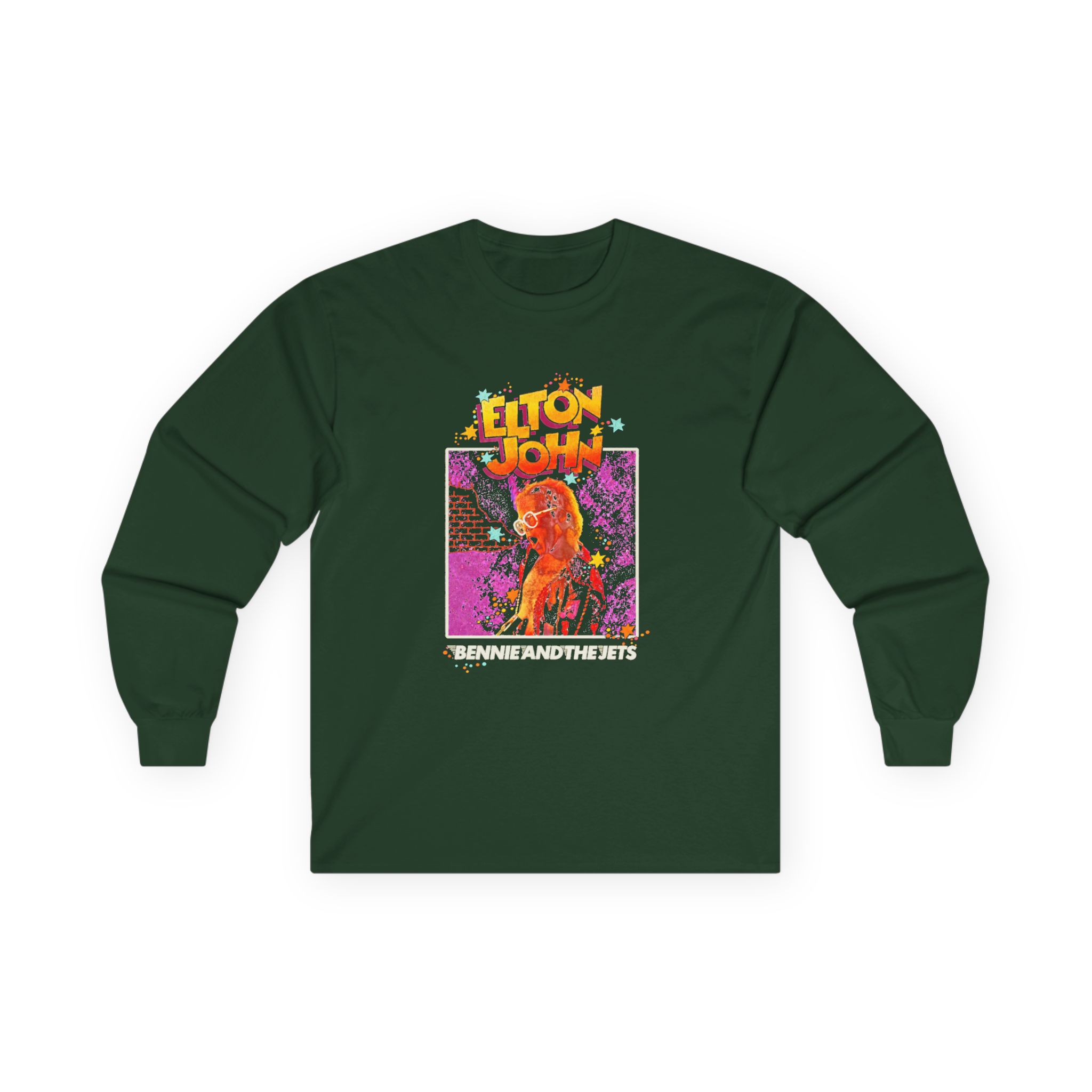 Ej Farewell Bennie and the Jets Retro Unisex Ultra Cotton Long Sleeve Tee - Image 5