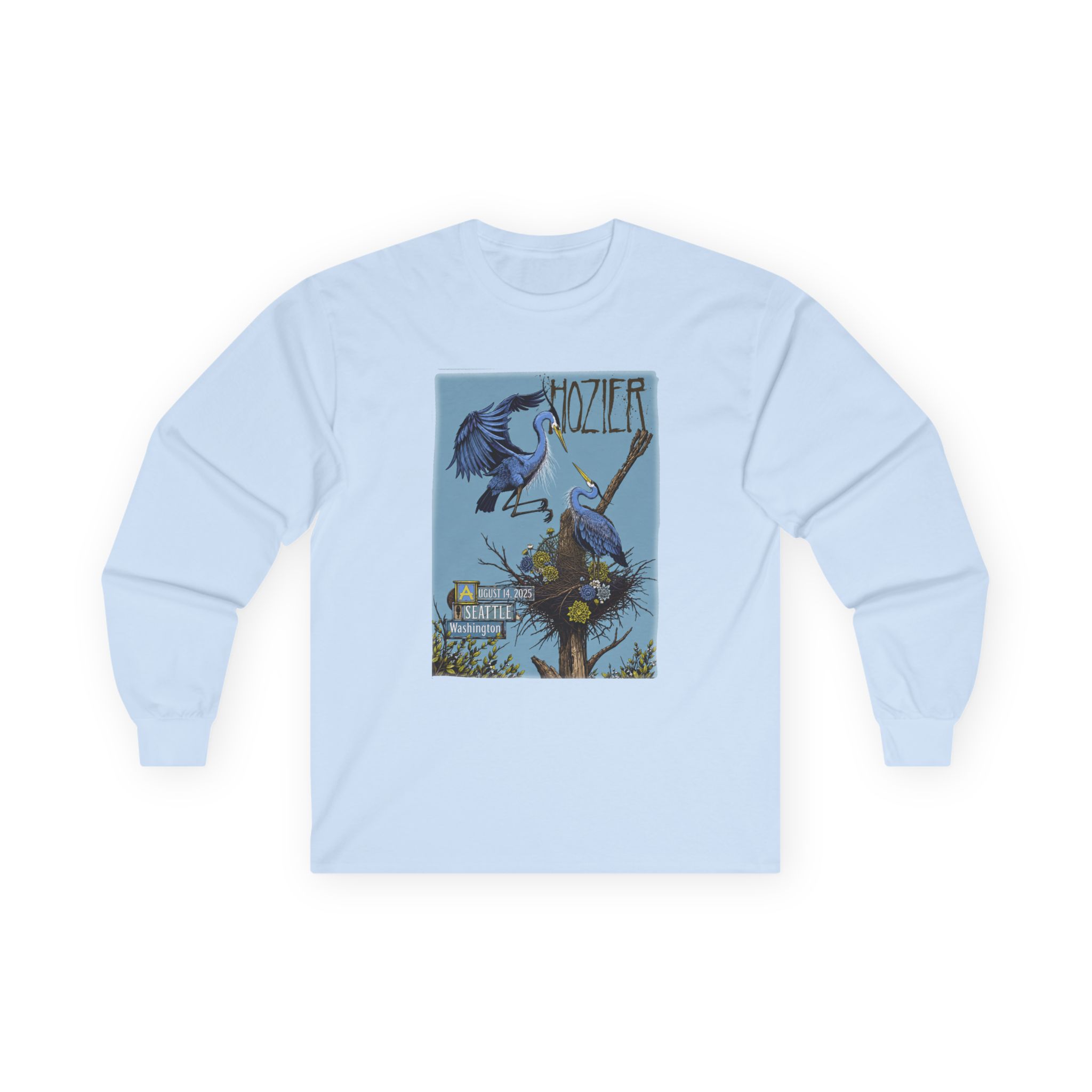 Hozier Seattle August 14 Show Unisex Ultra Cotton Long Sleeve Tee - Image 5