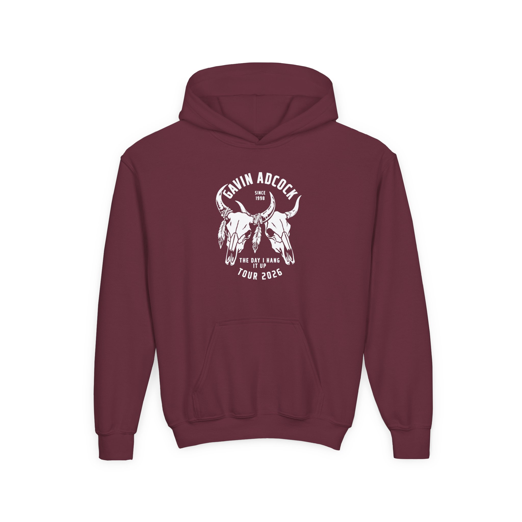 Gavin Adcock Steerhead Youth Heavy Blend Hooded Sweatshirt - Image 3