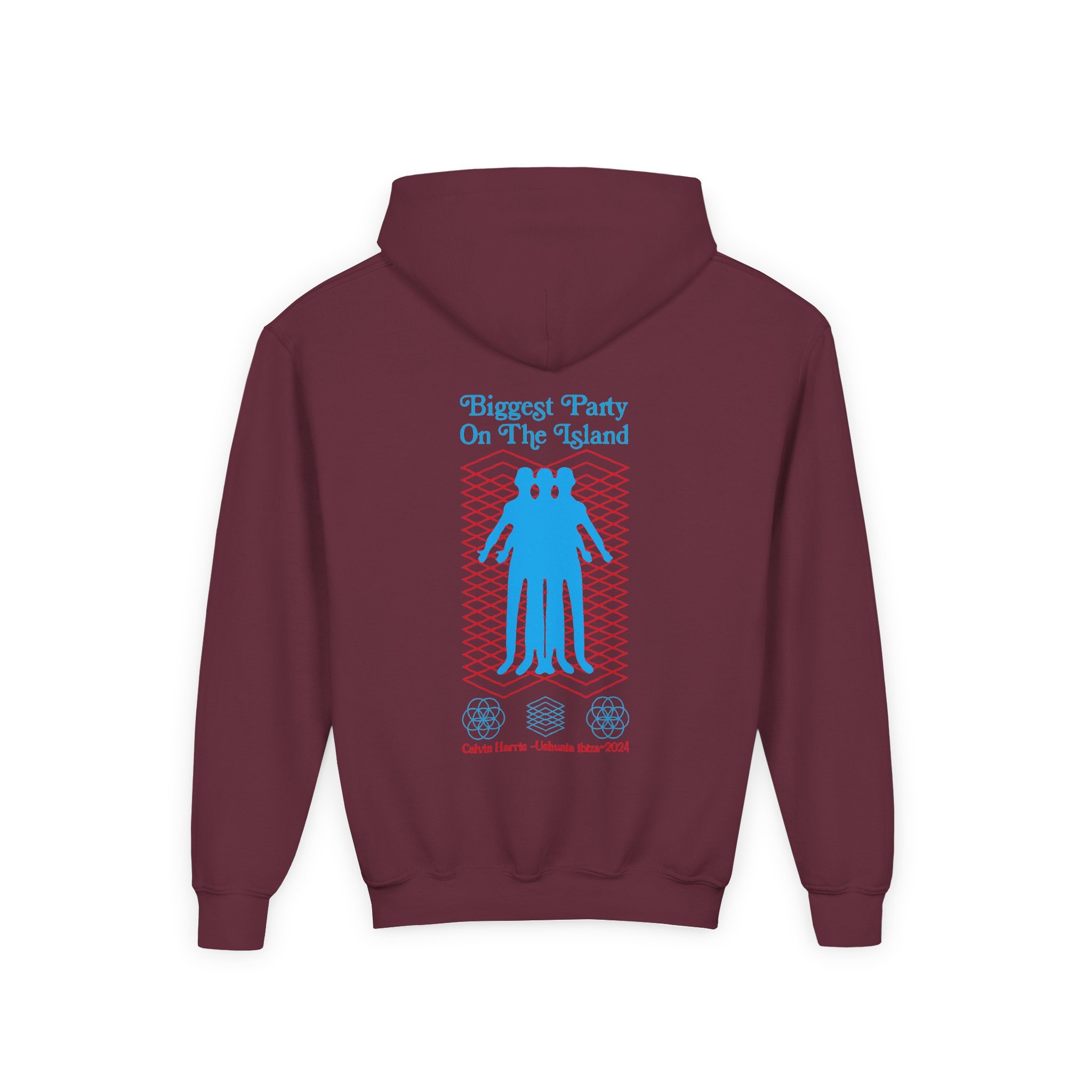 Youth Calvin Harris Ushuaia Higher Level Heavy Blend Hooded Sweatshirt - Image 10