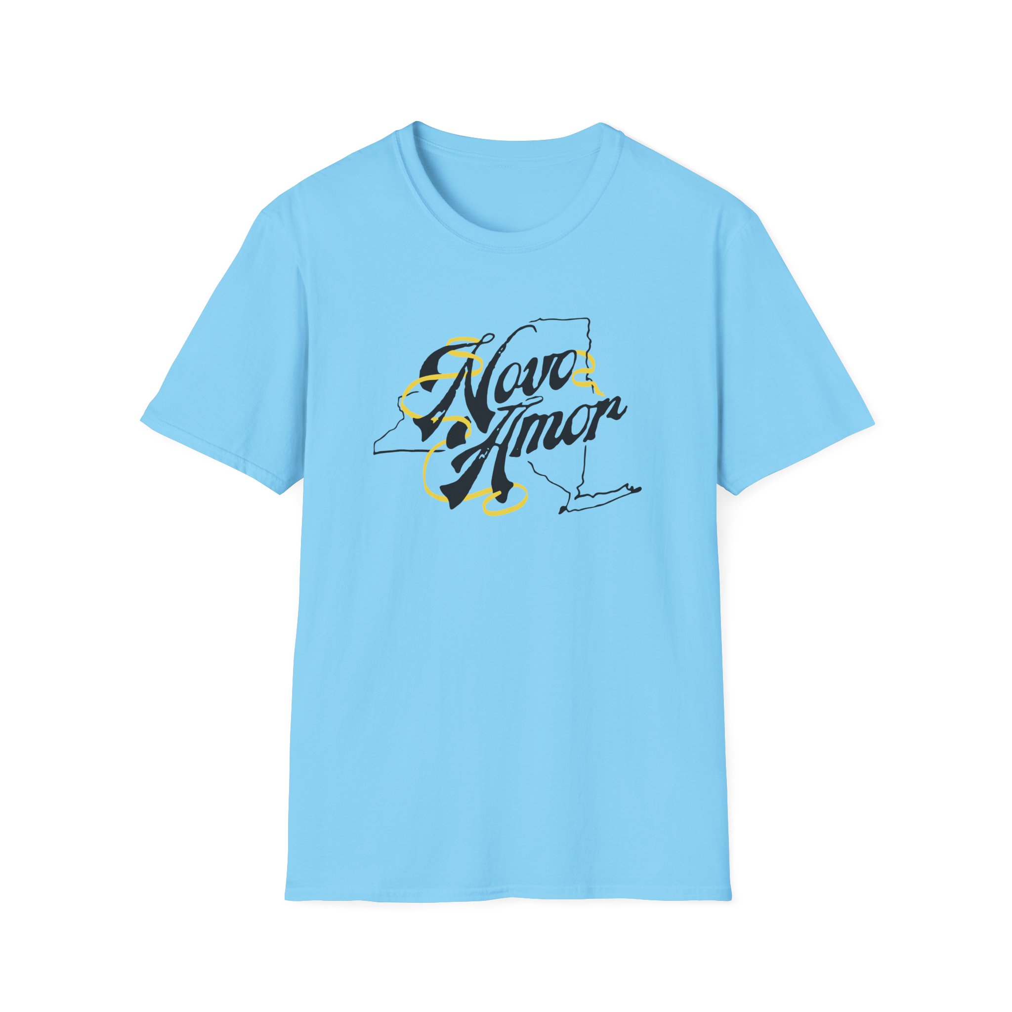 Novo Amor Ny Ribbon Unisex Softstyle T-Shirt - Image 13