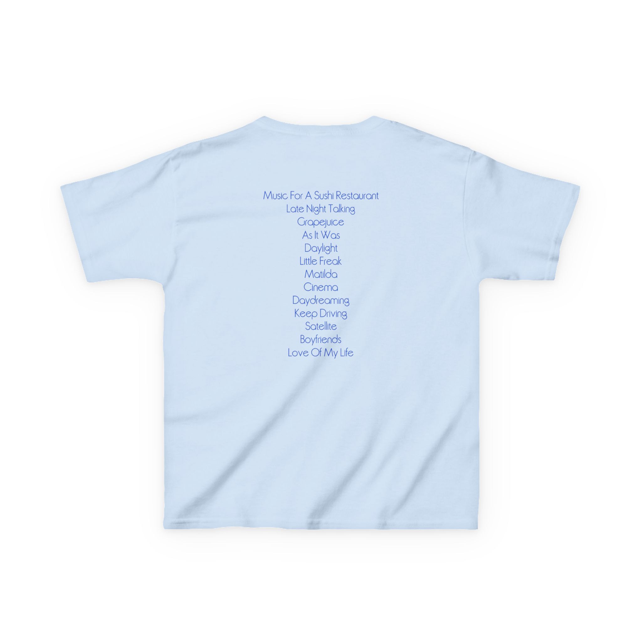 Love on Tour Harry's House Tracklis Kids Heavy Cotton™ Tee - Image 8