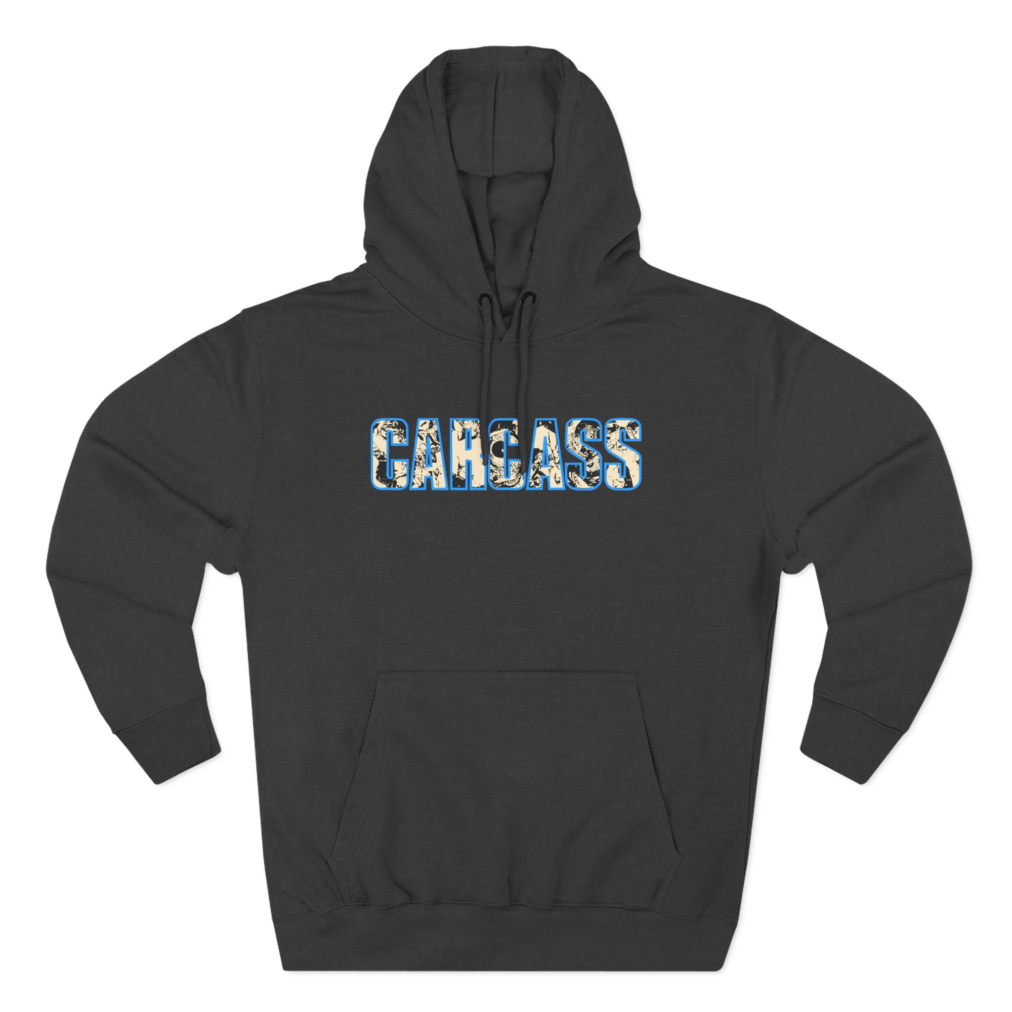 Carcass Head & Tools Three-Panel Fleece Hoodie - Image 5