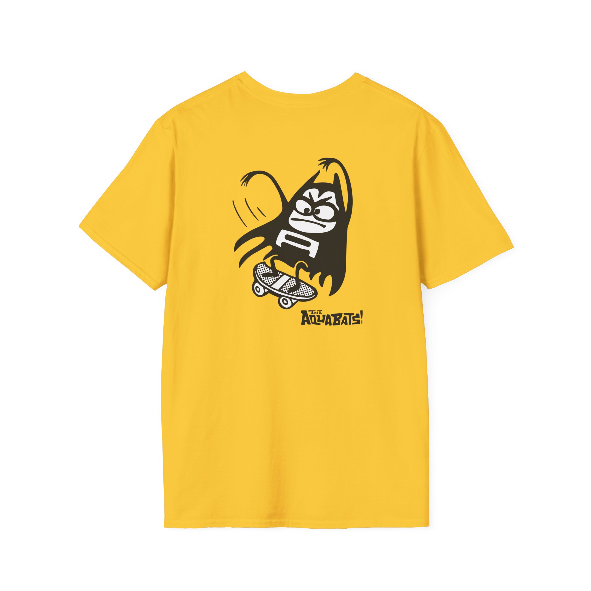The Aquabats Lil Bat Skateboard Unisex Softstyle T-Shirt - Image 2