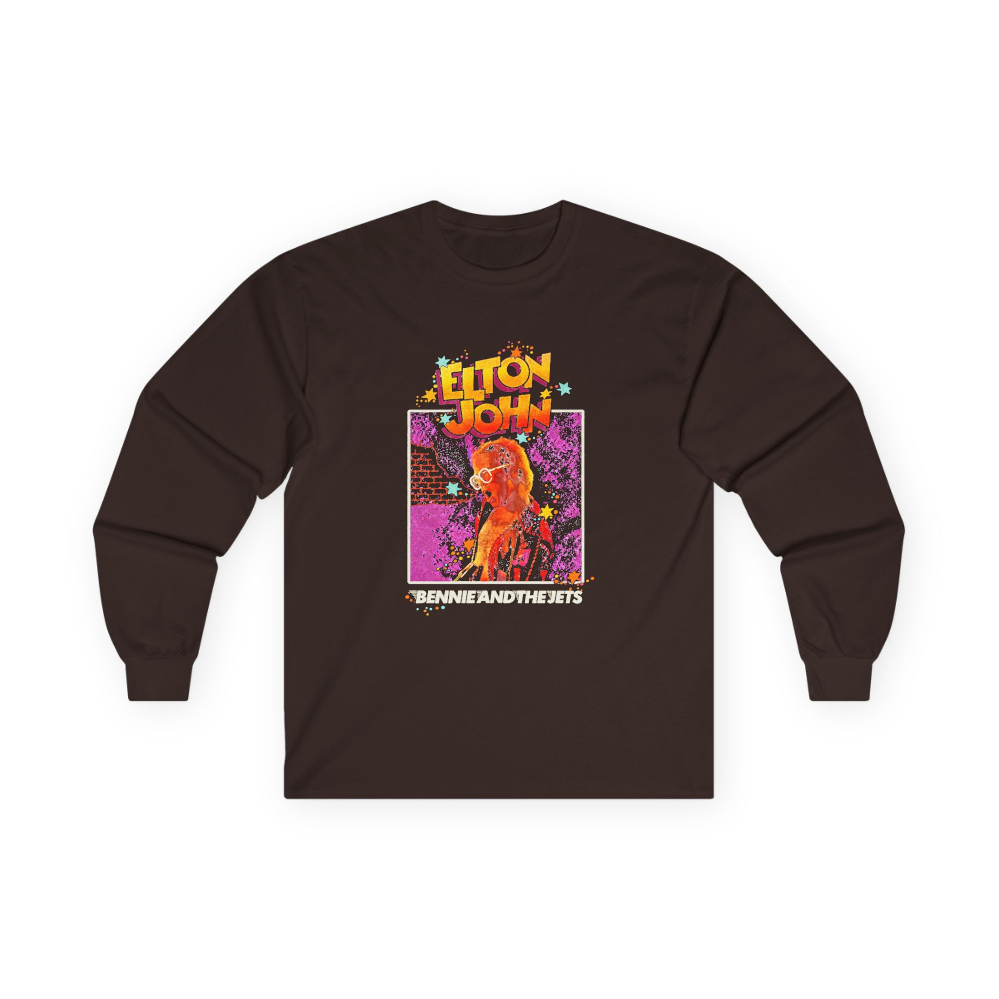 Ej Farewell Bennie and the Jets Retro Unisex Ultra Cotton Long Sleeve Tee - Image 3