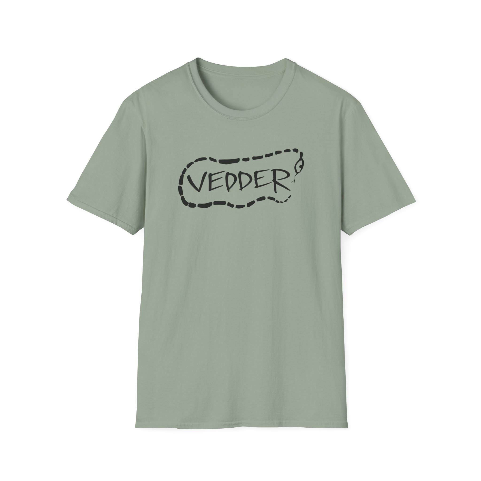 Eddie Vedder Stencil Snake Unisex Softstyle T-Shirt - Image 11