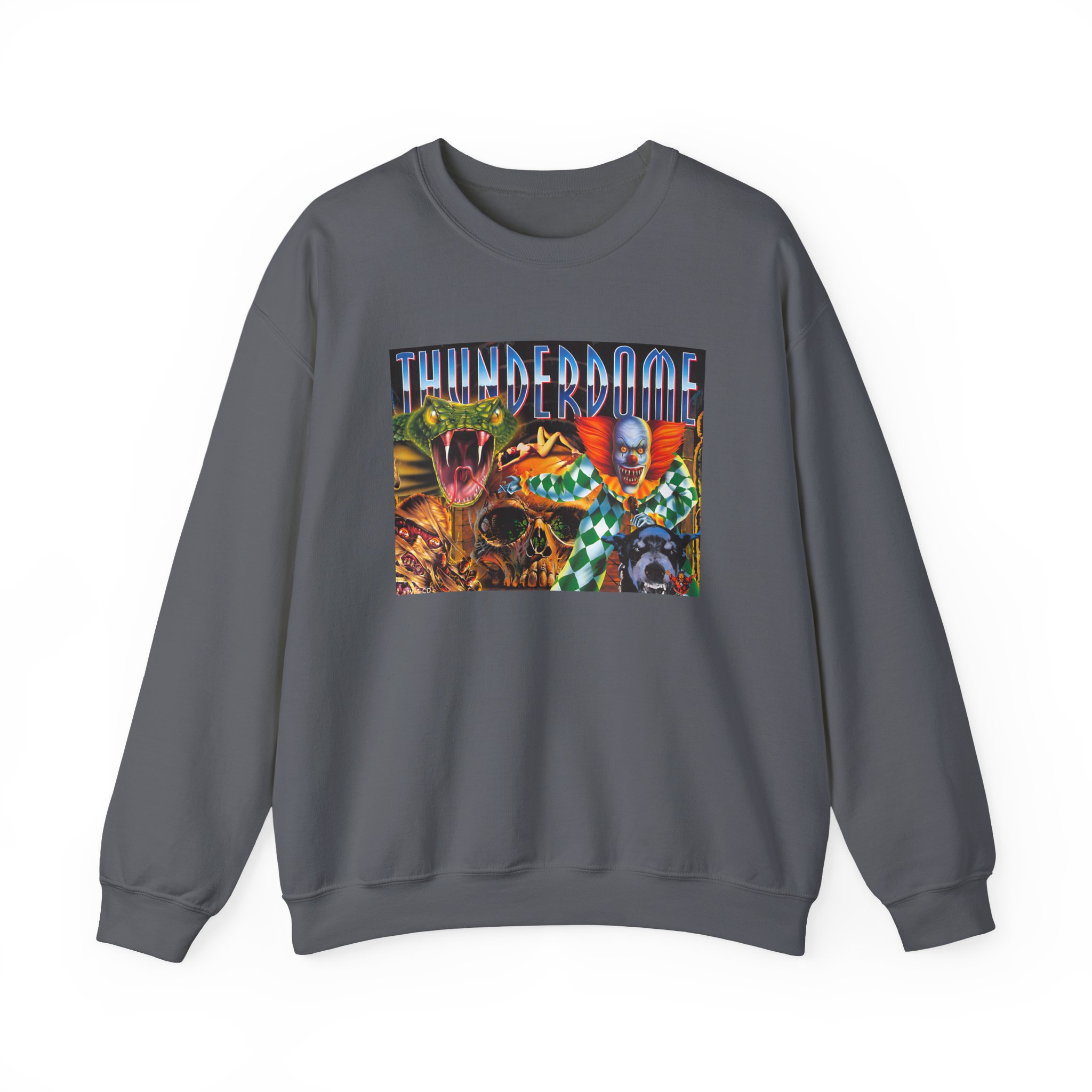 Thunderdome Hardcore Will Never Die Unisex Heavy Blend™ Crewneck Sweatshirt - Image 9