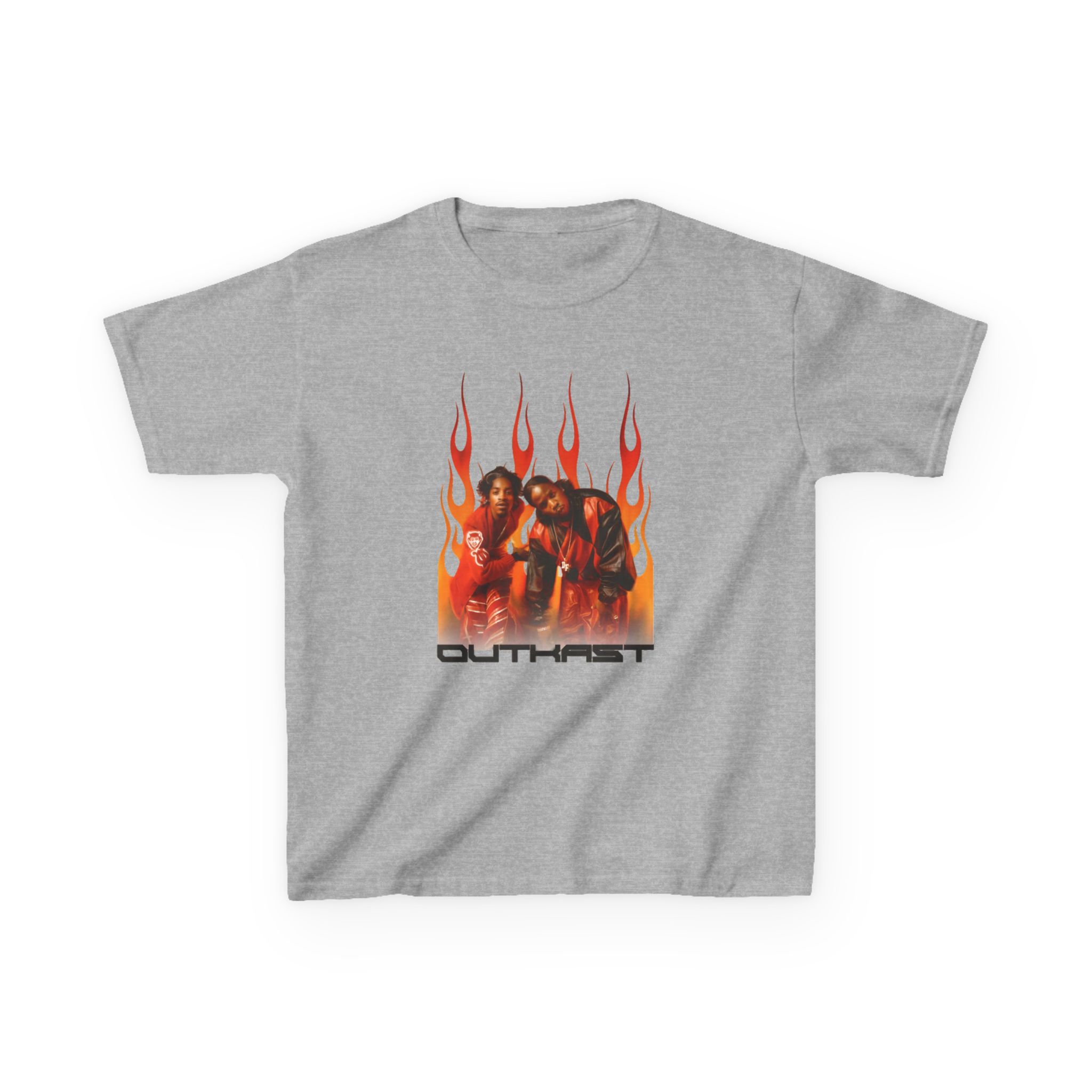 Kids Outkast Flames Heavy Cotton™ Tee - Image 7