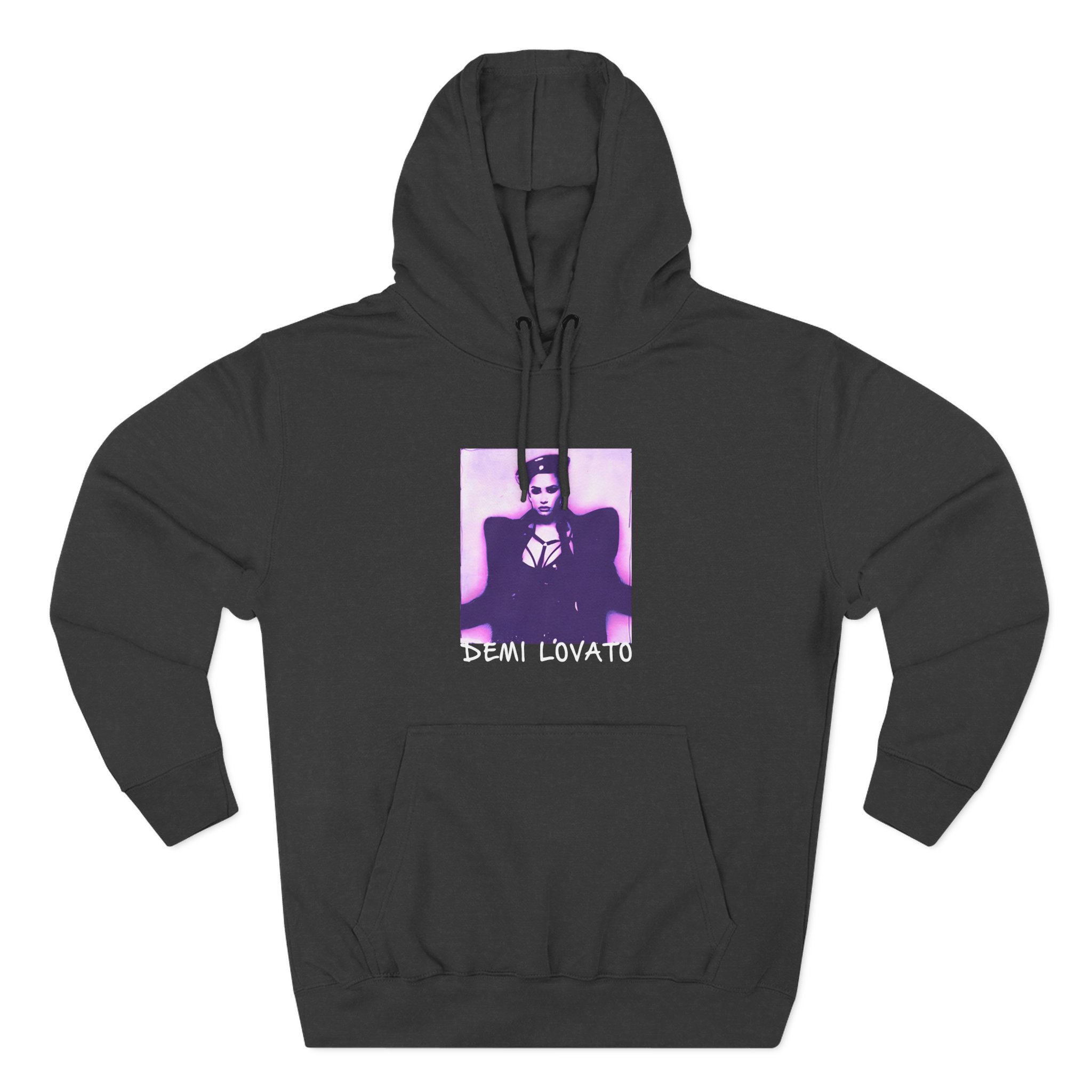 D L Lilac Gradient Photo Three-Panel Fleece Hoodie - Image 3