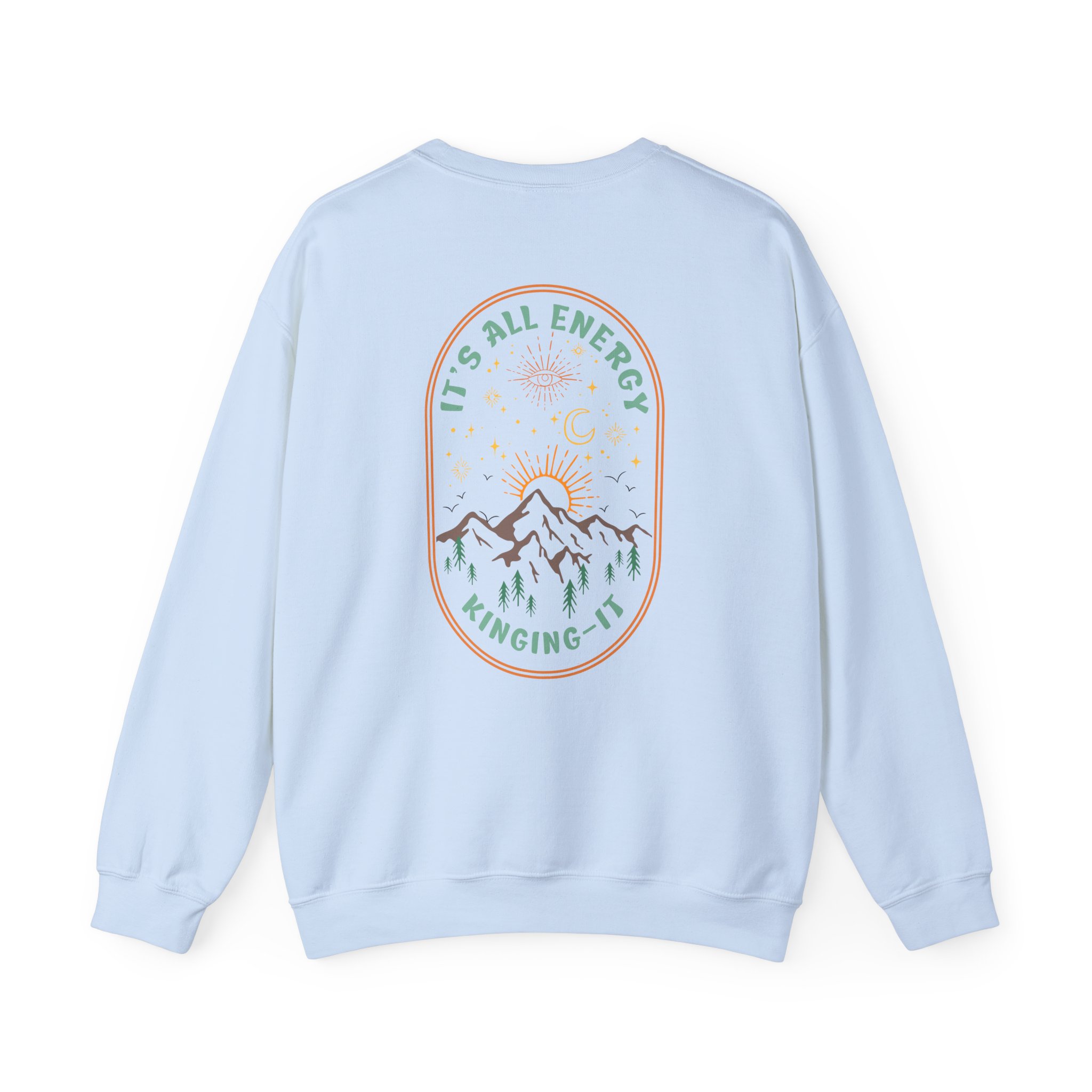 Kinging It It's All Energy Unisex Heavy Blend™ Crewneck Sweatshirt - Image 4