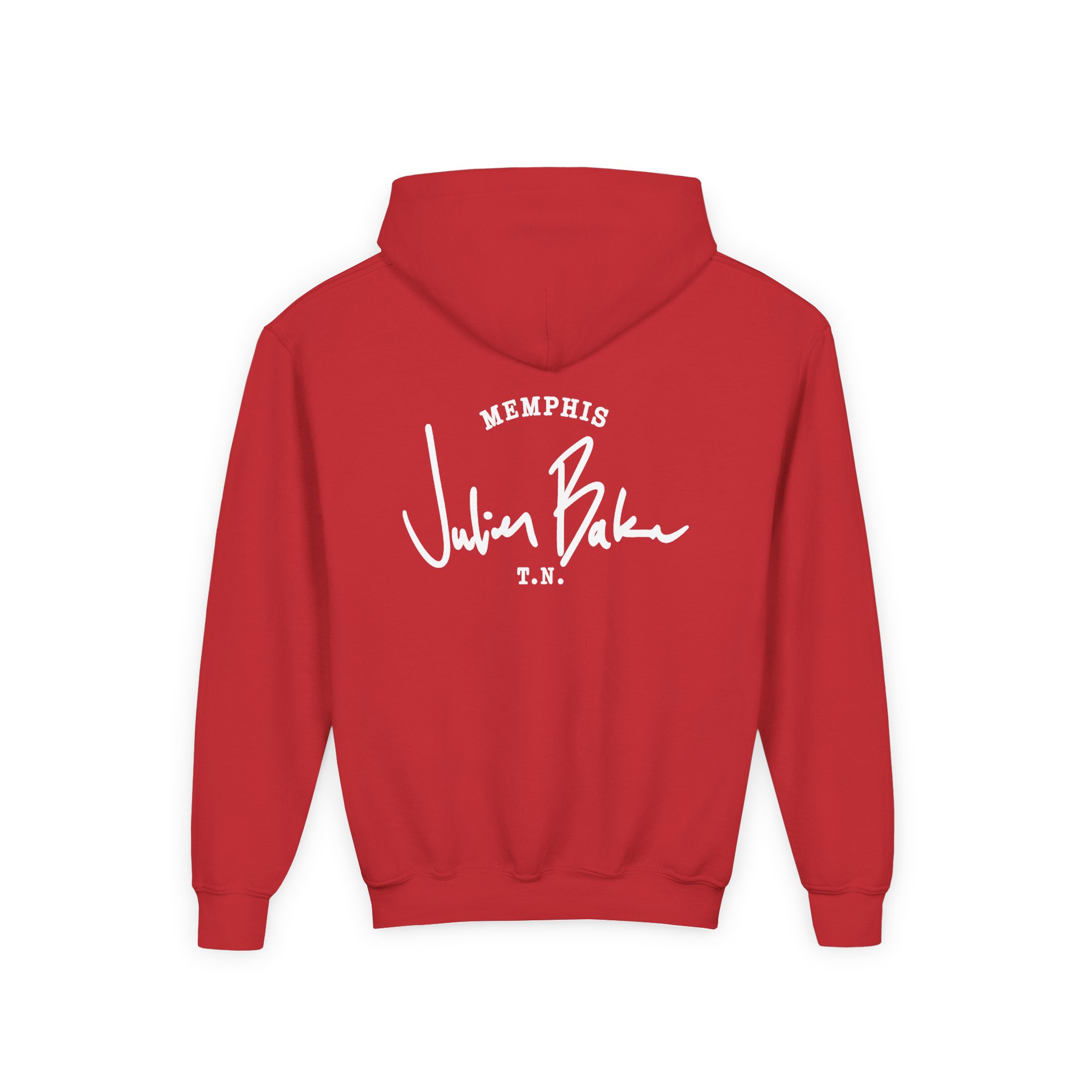 Julien Baker "Work Shirt" Youth Heavy Blend Hooded Sweatshirt - Image 16