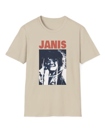 Janis Joplin Beatnick Unisex Softstyle T-Shirt