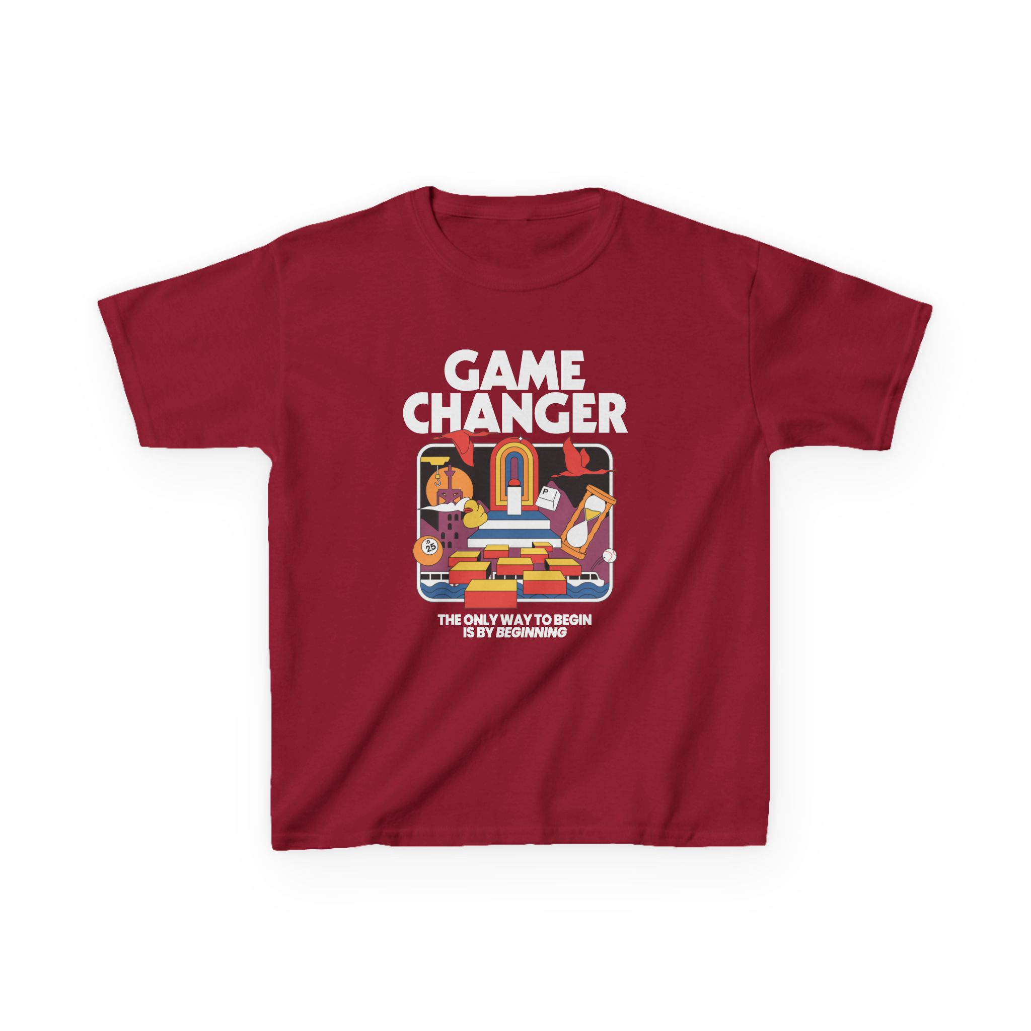 Dropout Game Changer Ringer Kids Heavy Cotton™ Tee - Image 13