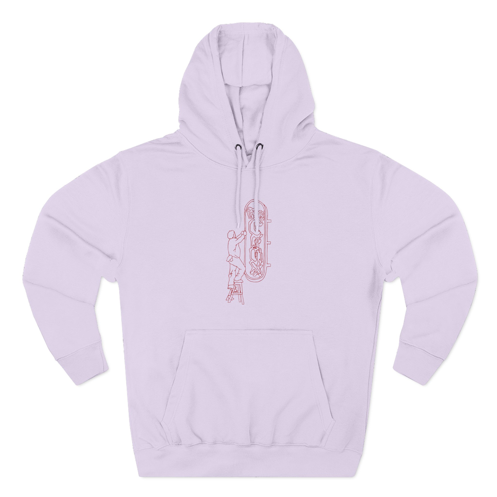 Djo The Crux Sign Ringer Three-panel Fleece Hoodie - Image 11