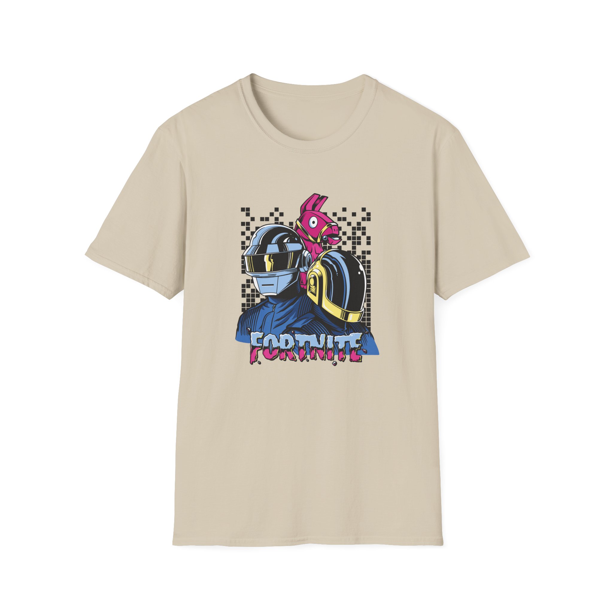 Daft Punk Fortnite X Daft Punk Long Unisex Softstyle T-Shirt - Image 5