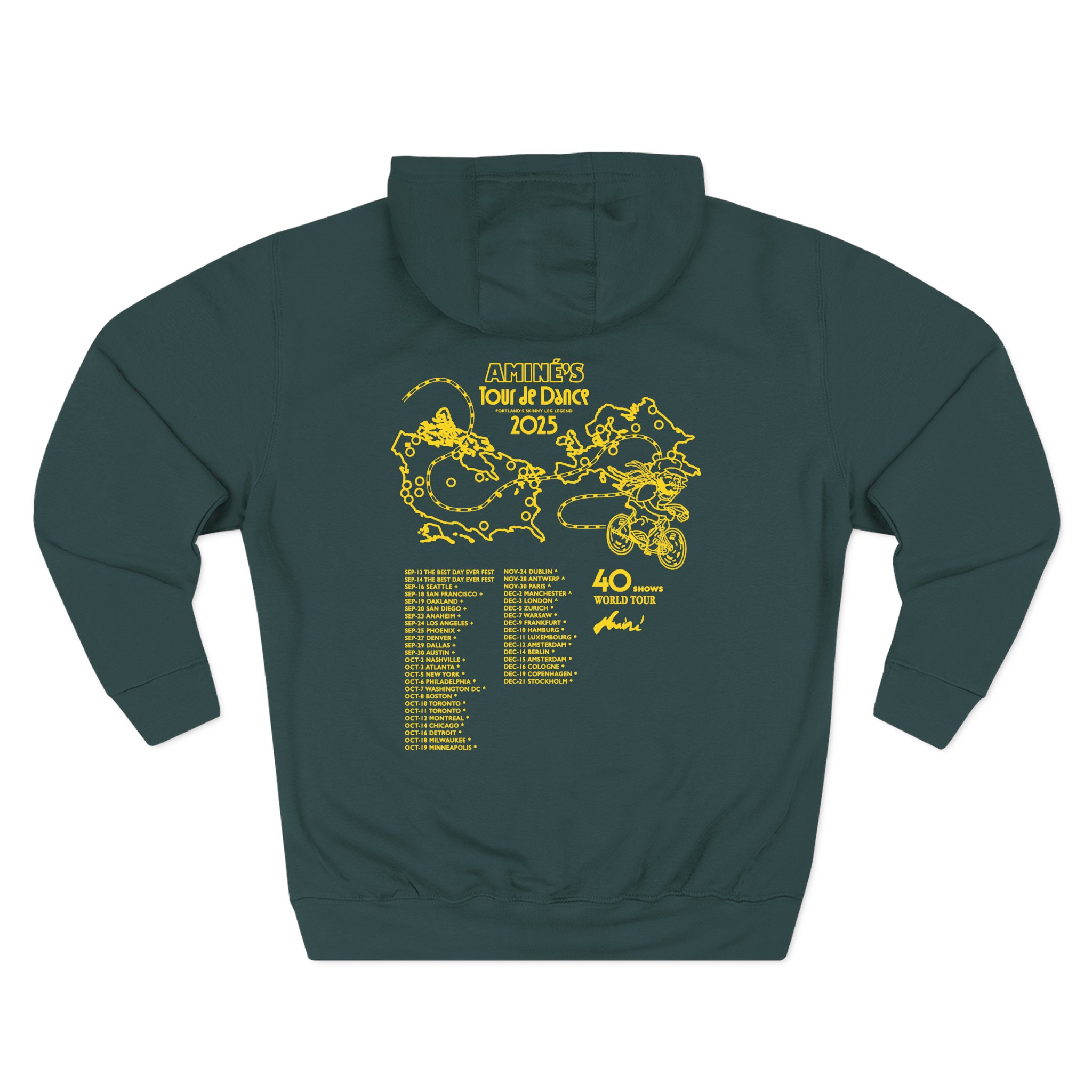 Aminé You're Beautiful Tour Three-Panel Fleece Hoodie - Image 6
