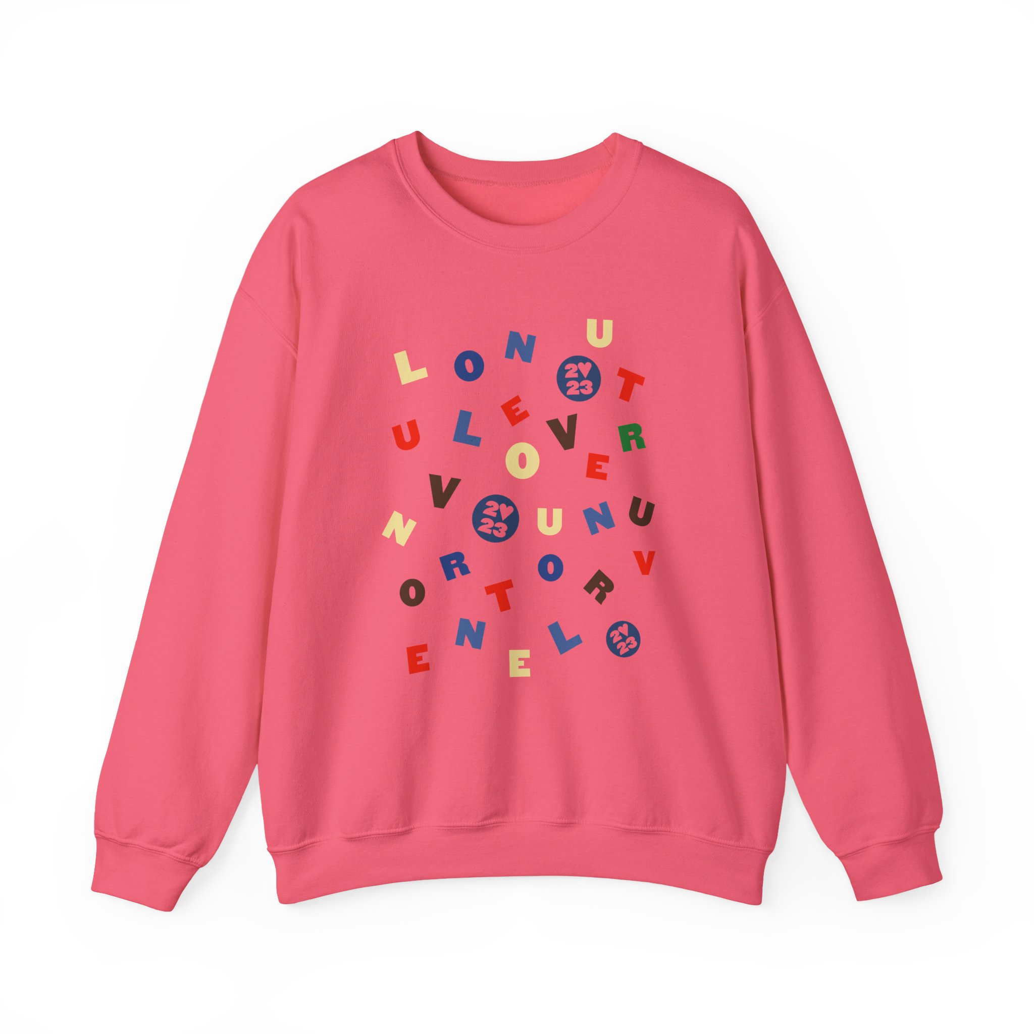 Love on Tour Letras Unisex Heavy Blend™ Crewneck Sweatshirt - Image 7
