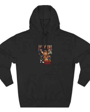Three-Panel Fleece Hoodie