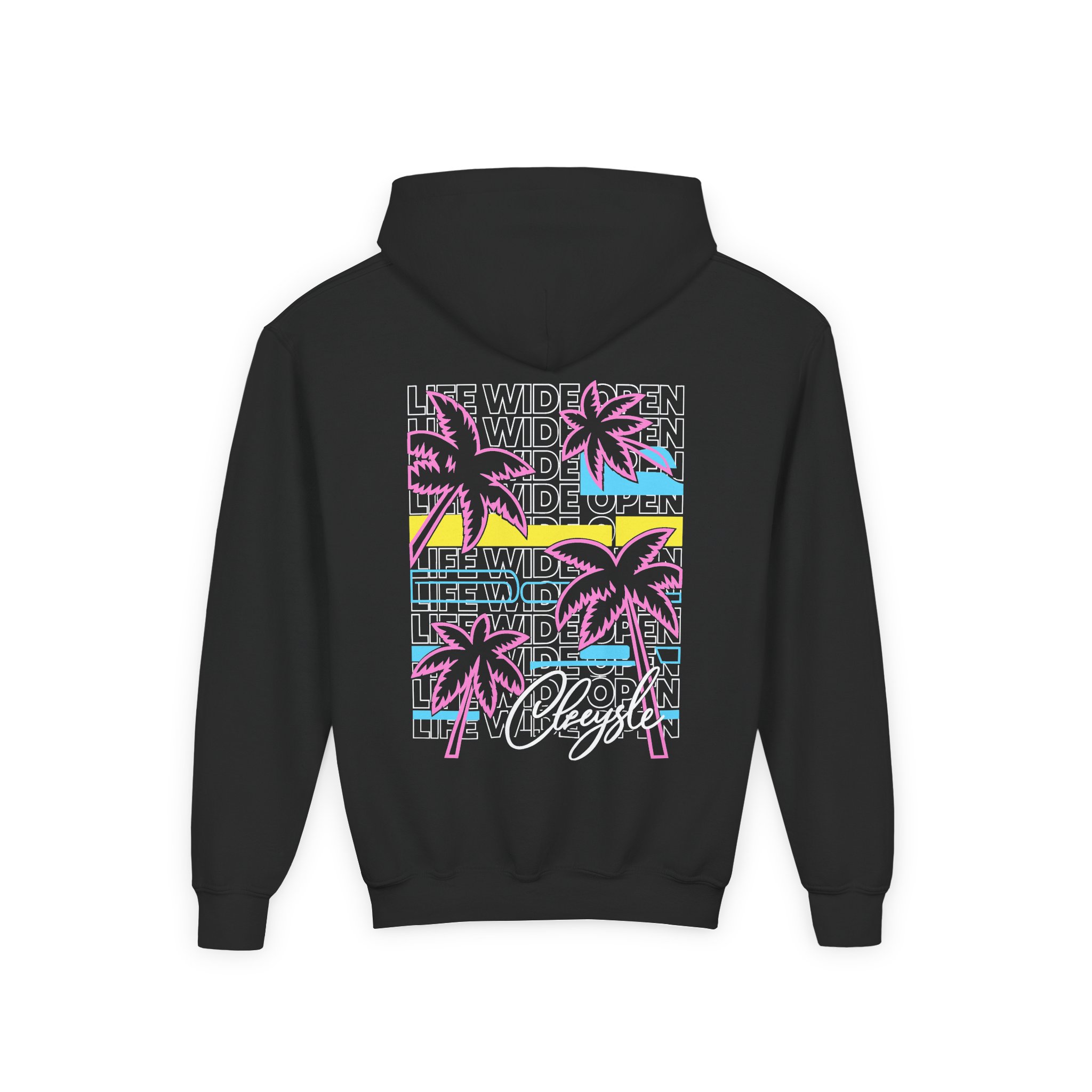 Cboystv LWO Palms Youth Heavy Blend Hooded Sweatshirt - Image 2