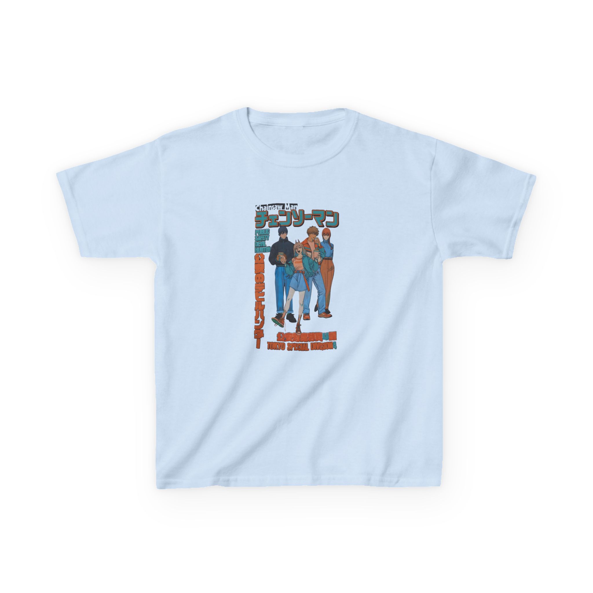 Chainsaw Man Group Kids Heavy Cotton™ Tee - Image 7