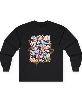 One Ok Rock Painted Storm Unisex Ultra Cotton Long Sleeve Tee