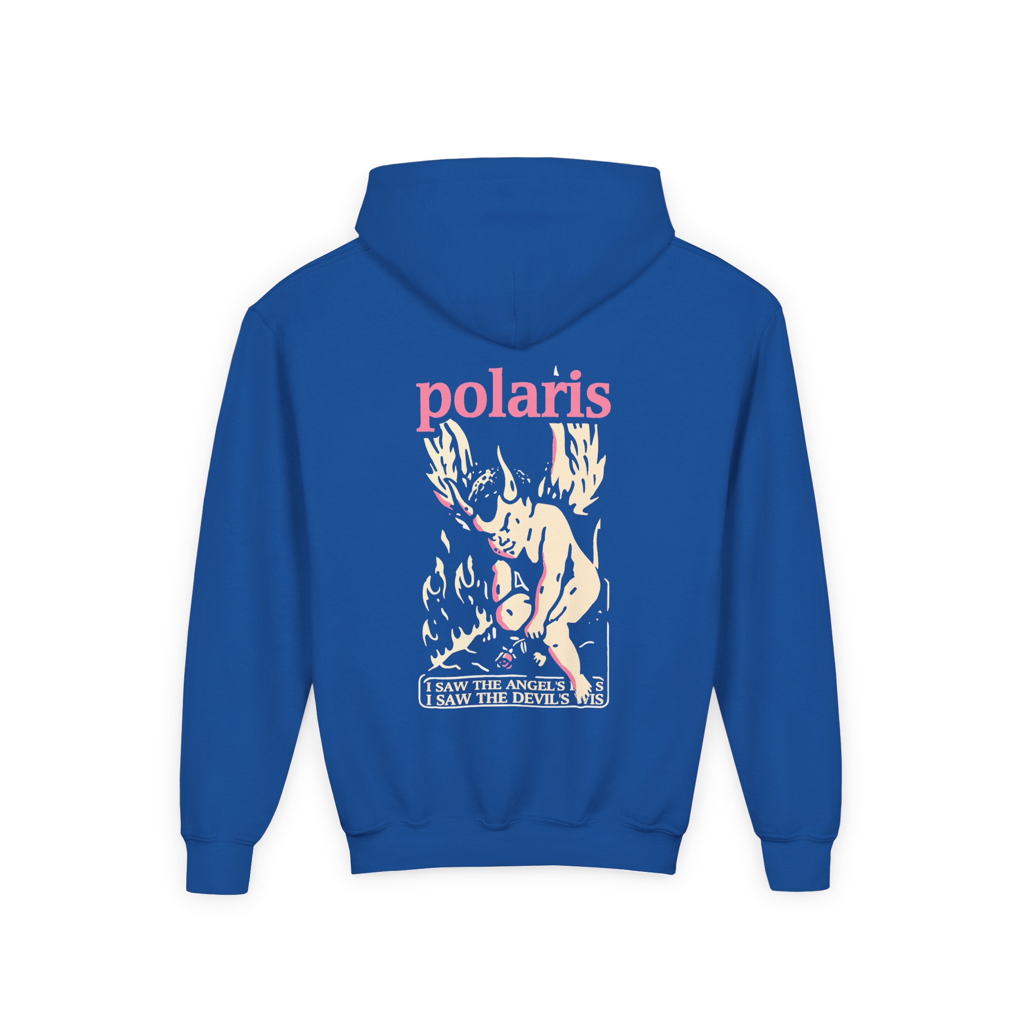 Polaris Devils Wings Youth Heavy Blend Hooded Sweatshirt - Image 8