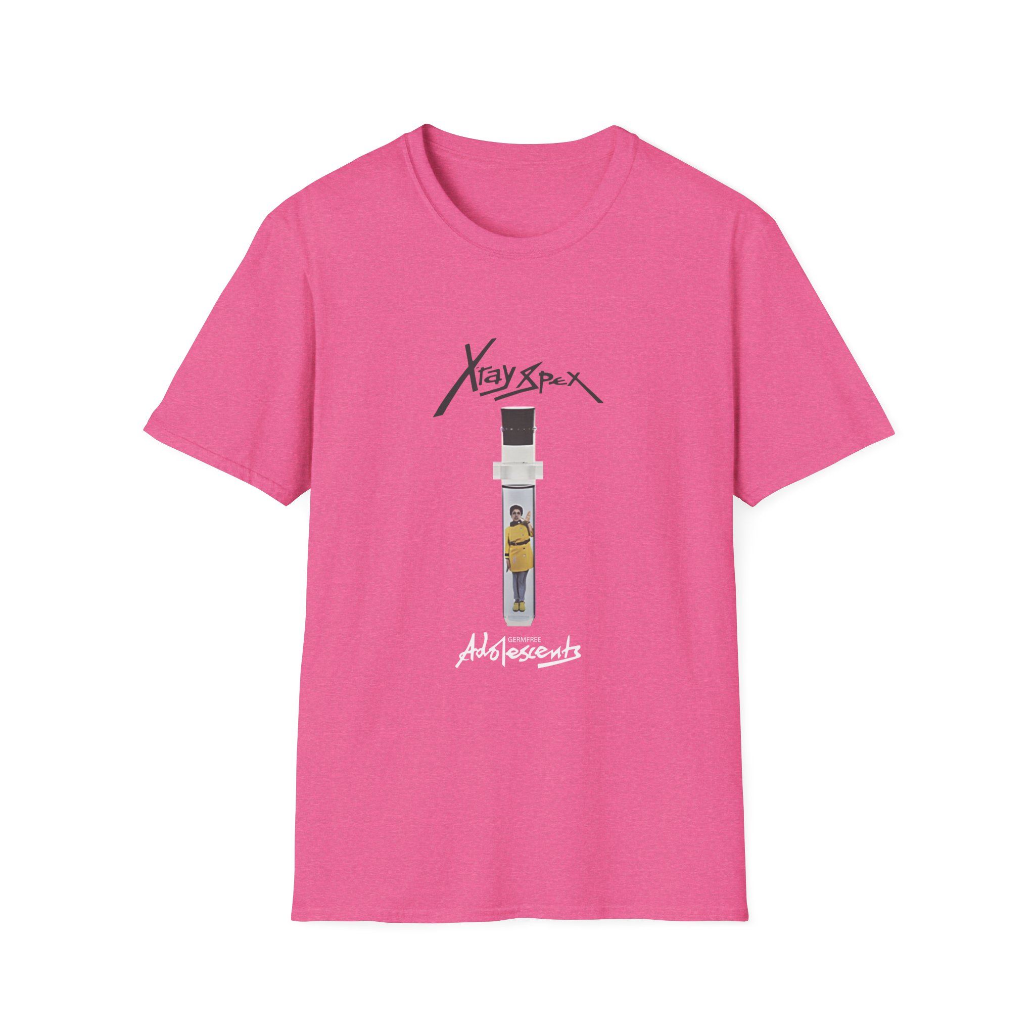 X-ray Spex Germ Free Single Tube Unisex Softstyle T-Shirt