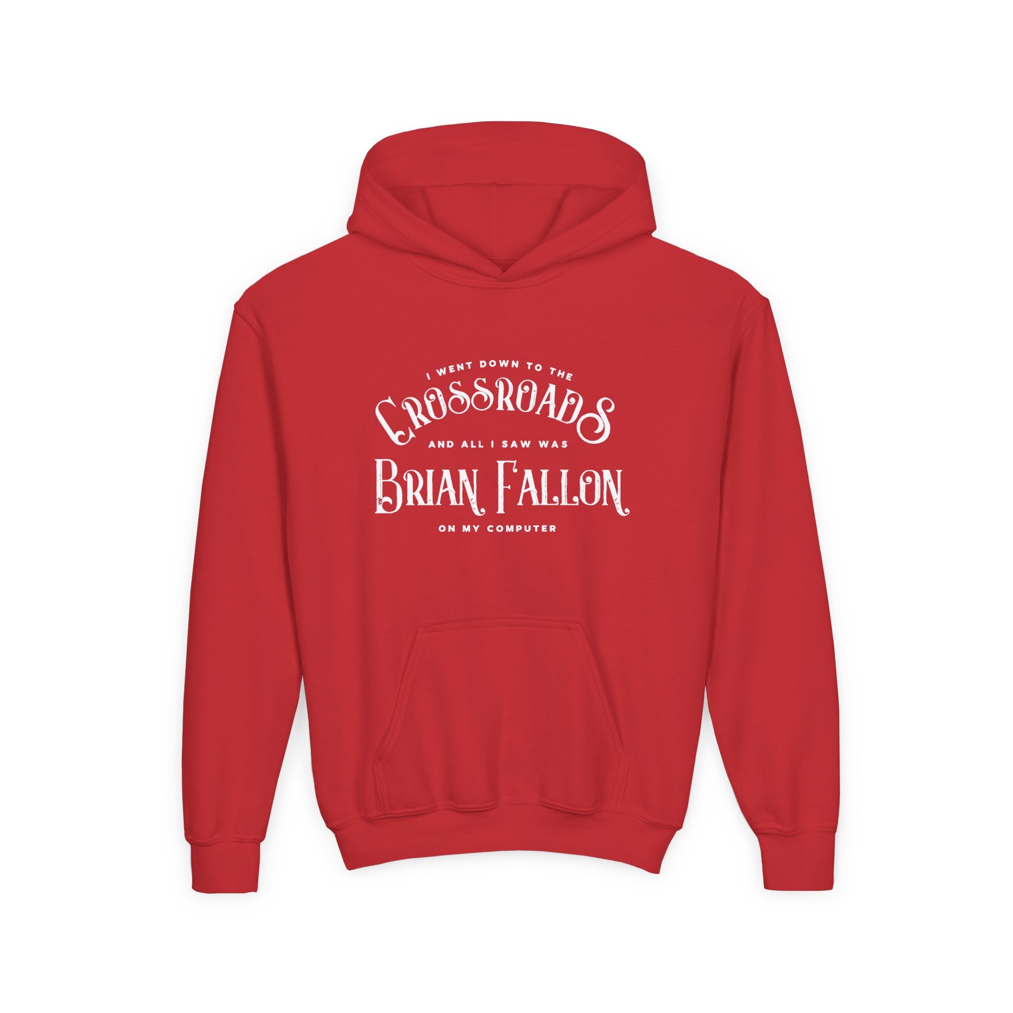 Brian Fallon Crossroads Youth Heavy Blend Hooded Sweatshirt - Image 15