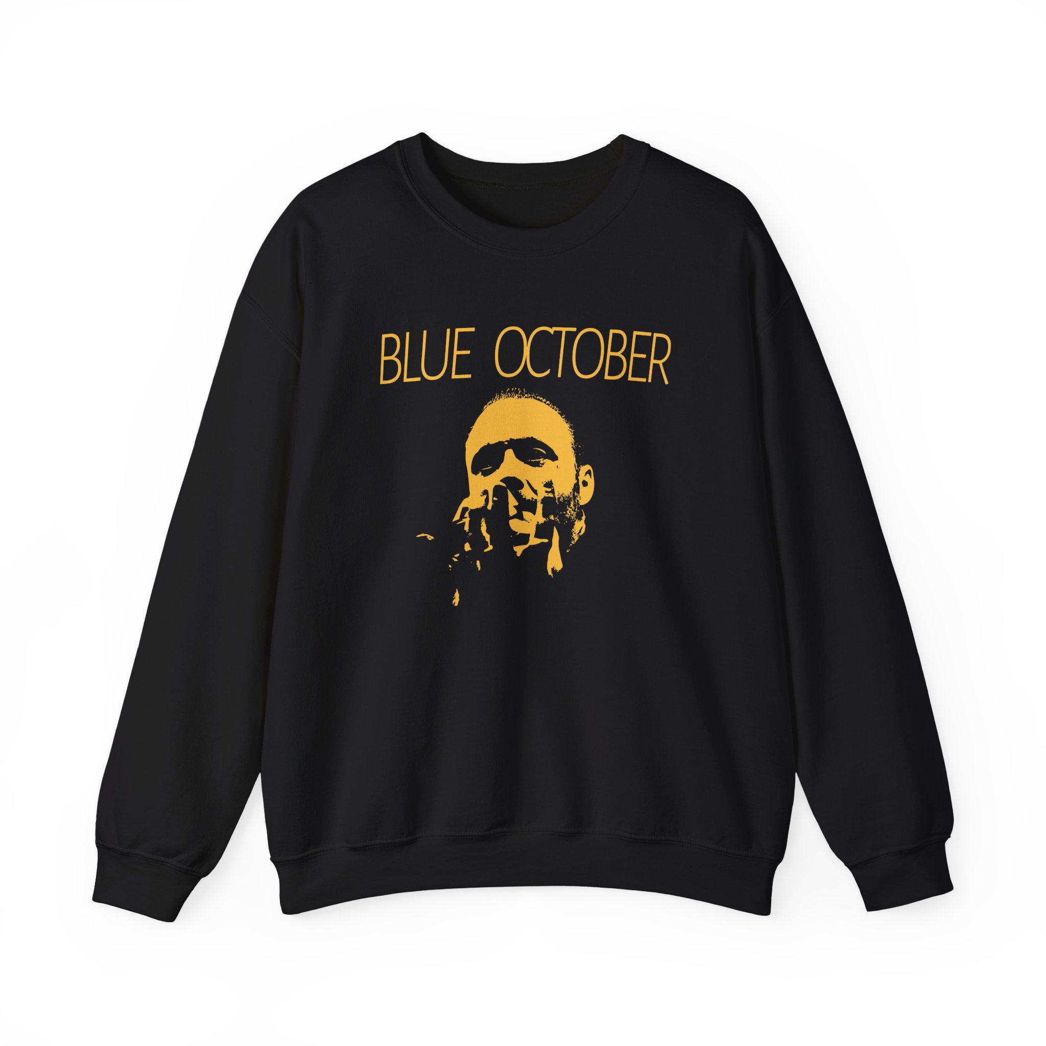 Blue October Midnight Foil Unisex Heavy Blend™ Crewneck Sweatshirt