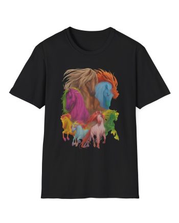 Dropout Dimension 20 The Seven Magic Horse Unisex Softstyle T-Shirt