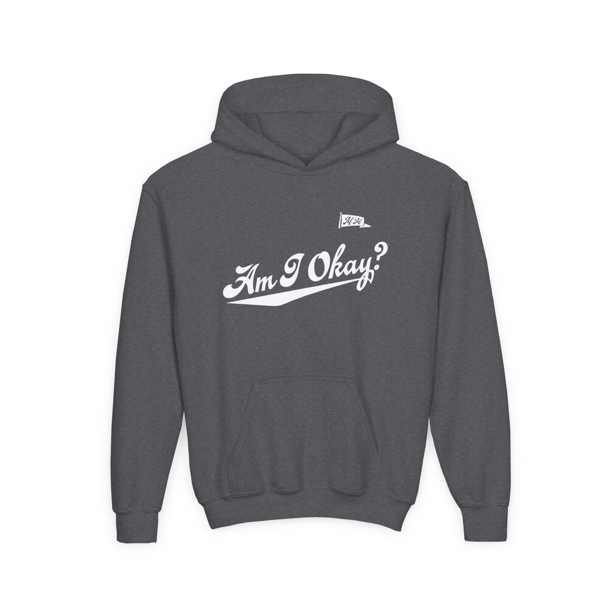 Megan Moroney Am I Okay? Youth Heavy Blend Hooded Sweatshirt - Image 7