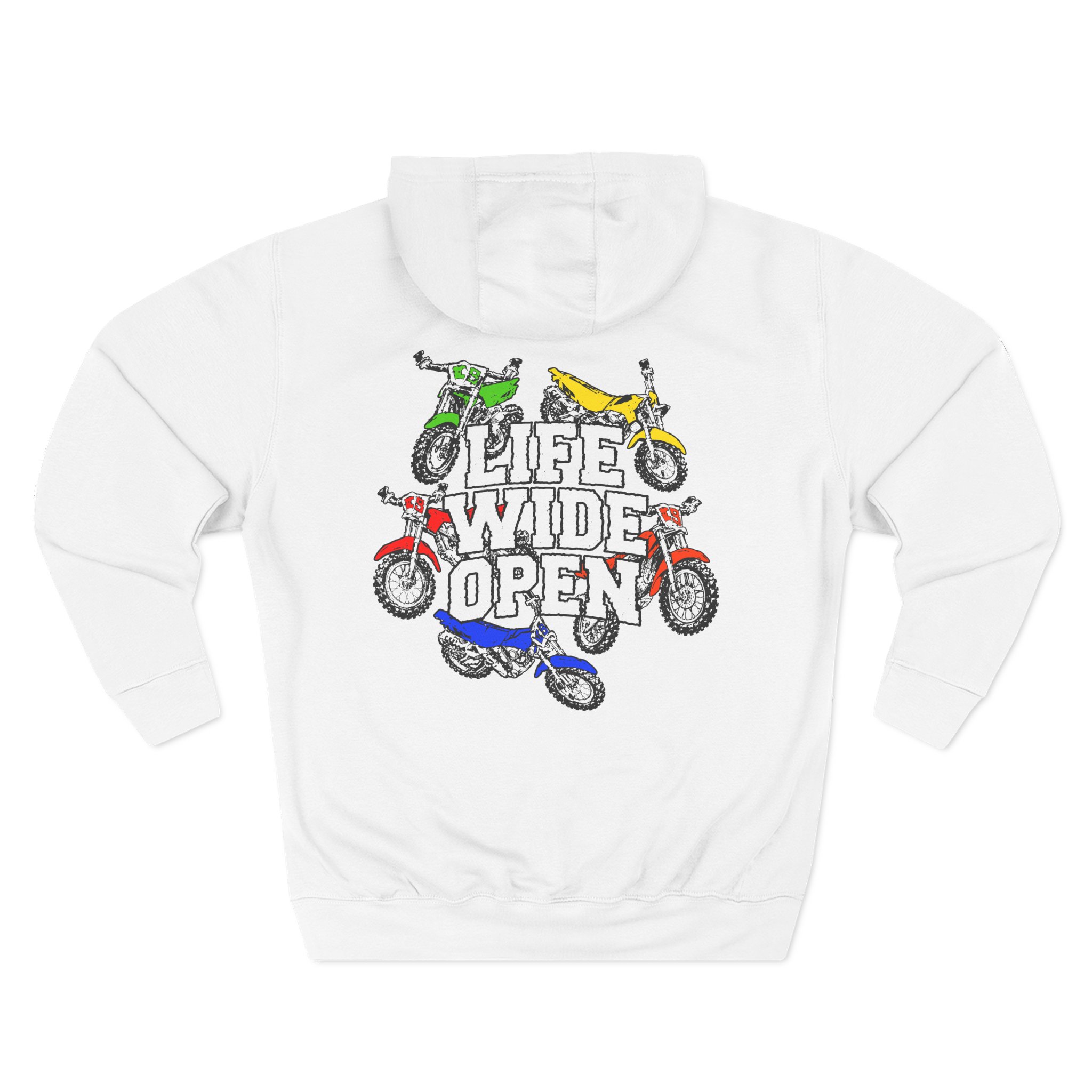Cboystv LWO Bikes Three-Panel Fleece Hoodie - Image 2