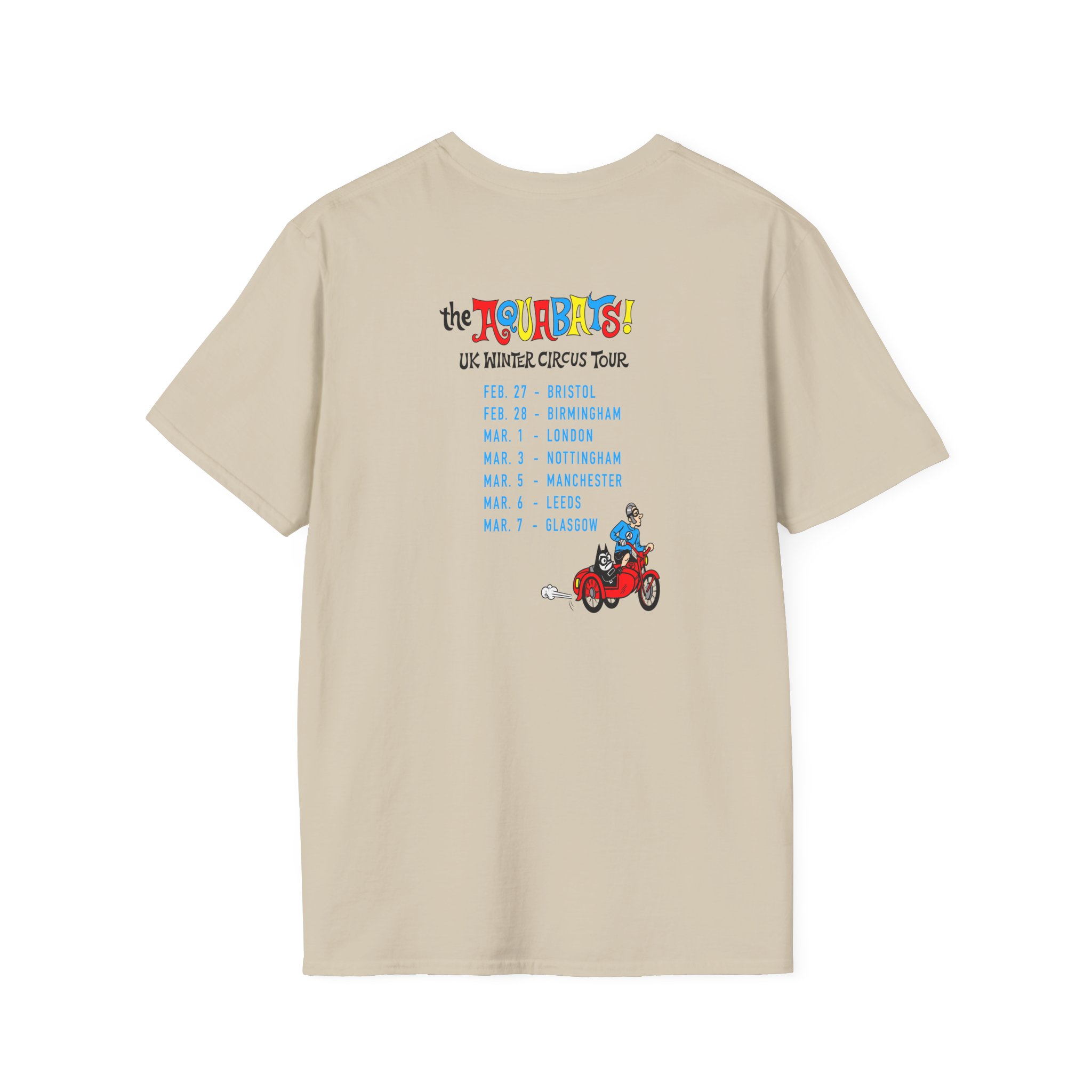 The Aquabats on a Bike! Unisex Softstyle T-Shirt - Image 4