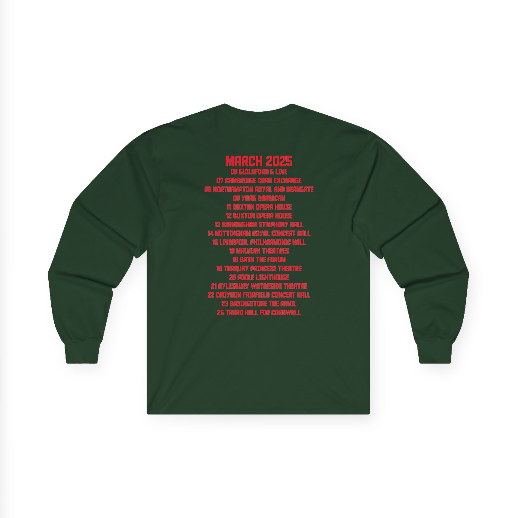 Levellers 2025 March We the Collective Tour Unisex Ultra Cotton Long Sleeve Tee - Image 6