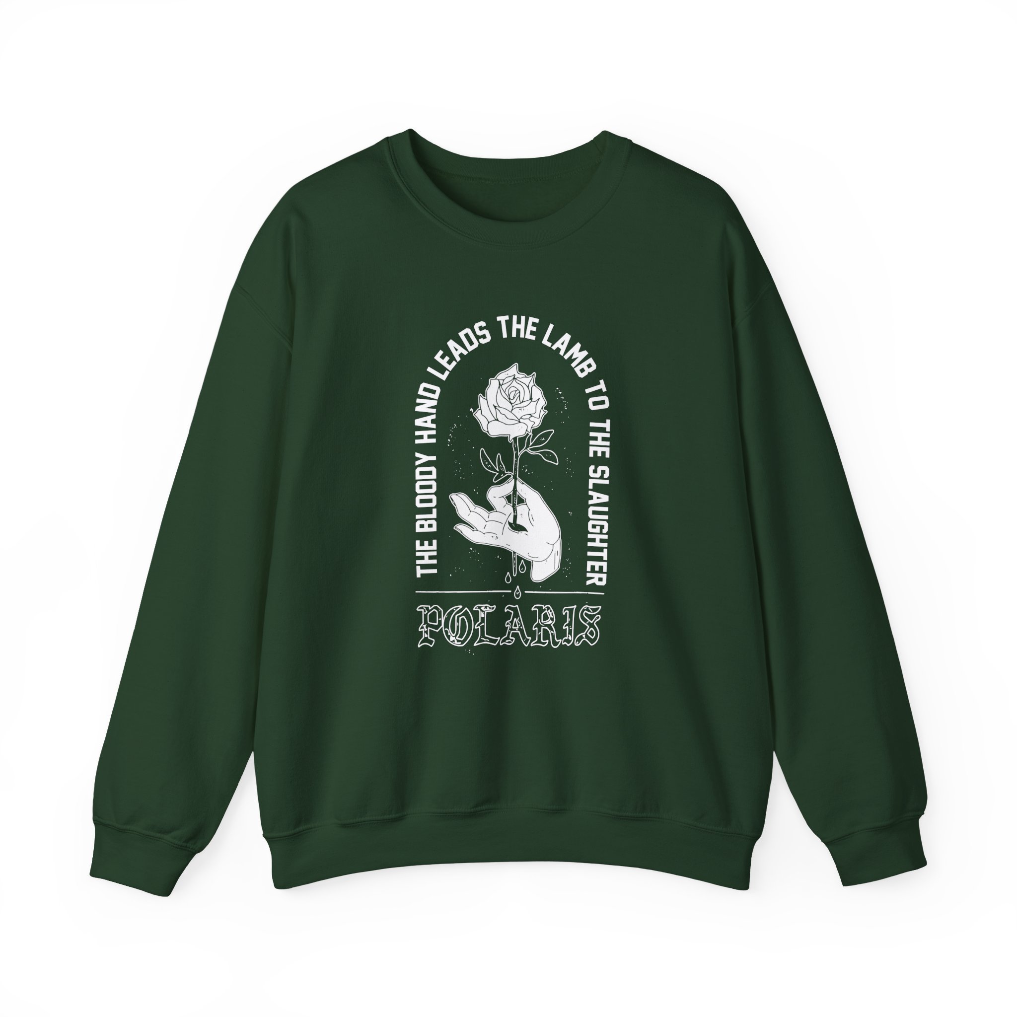Polaris Bloody Hand Unisex Heavy Blend™ Crewneck Sweatshirt - Image 9