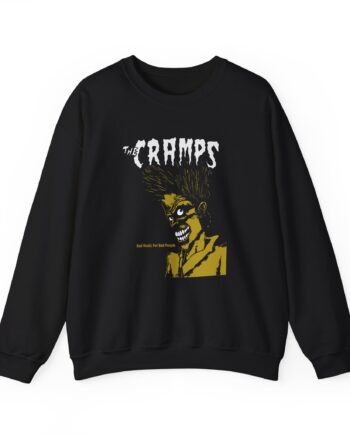 The Cramps Bad Music for Bad People Unisex Heavy Blend™ Crewneck Sweatshirt