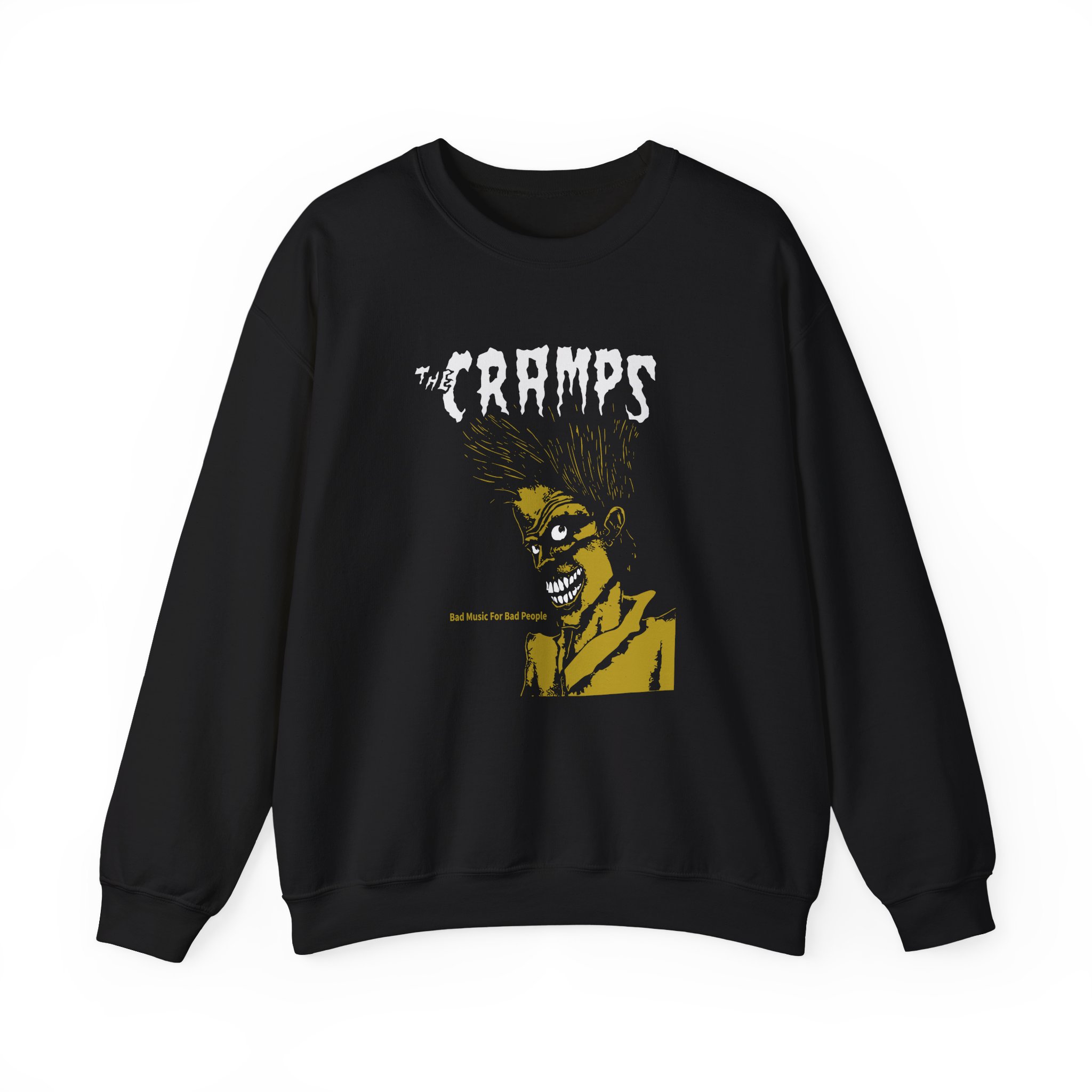 The Cramps Bad Music for Bad People Unisex Heavy Blend™ Crewneck Sweatshirt