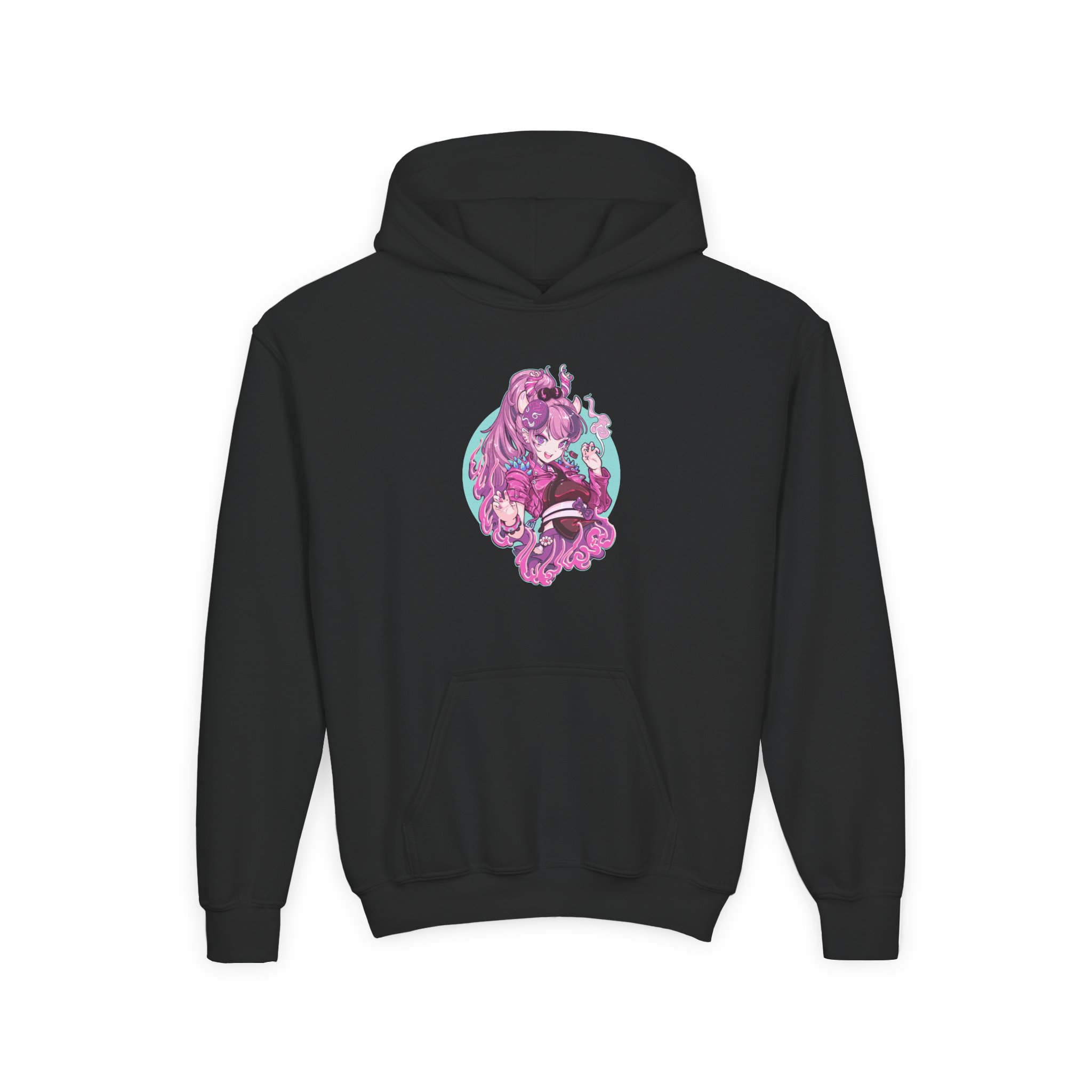 Ironmouse × Invasion Club Youth Heavy Blend Hooded Sweatshirt