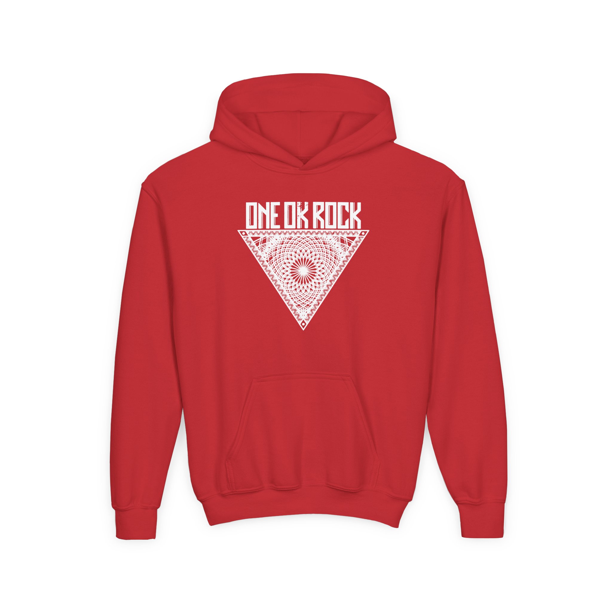 One Ok Rock Triangle Youth Heavy Blend Hooded Sweatshirt - Image 13