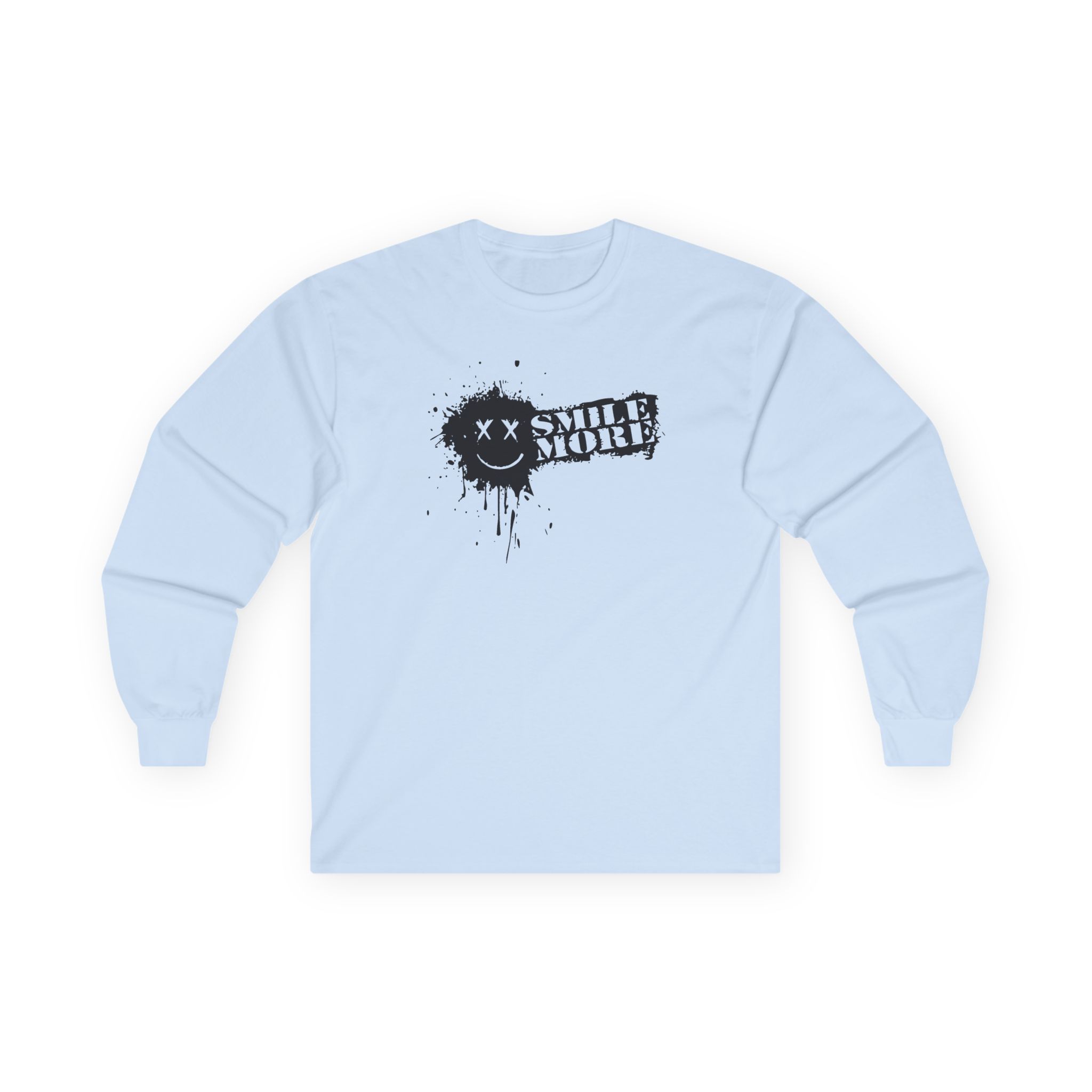 Roman Atwood Smile More Splatter Unisex Ultra Cotton Long Sleeve Tee - Image 7