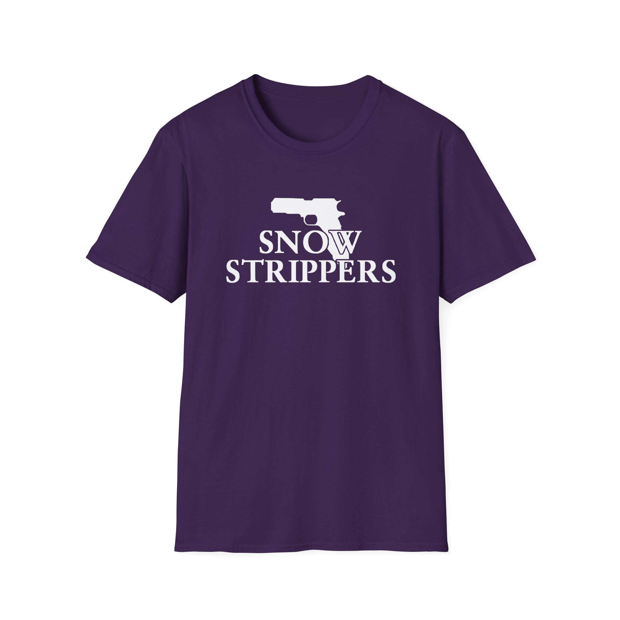 Snow Strippers Unisex Softstyle T-Shirt - Image 23