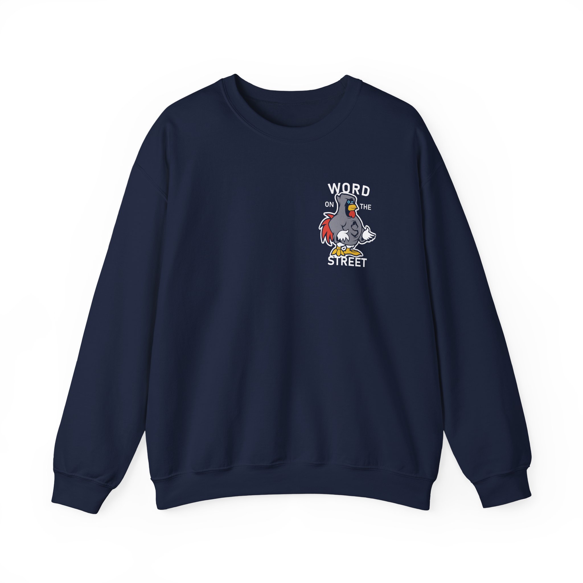 Shroud Chicken Word On The Street Unisex Heavy Blend™ Crewneck Sweatshirt - Image 9