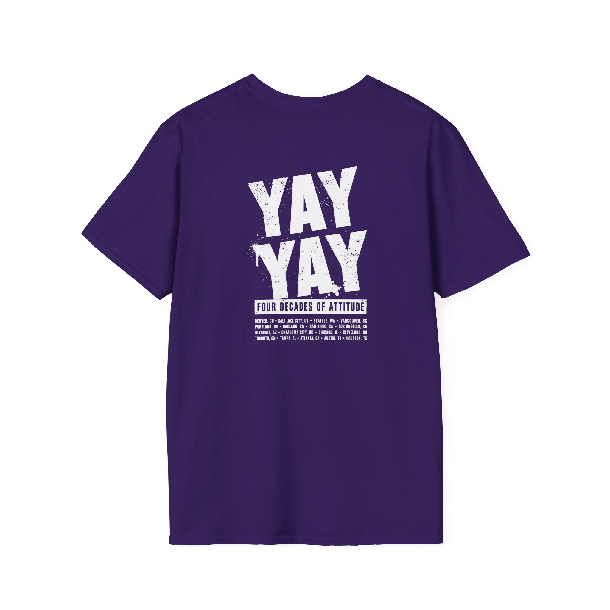 Ice Cube Yay Yay Tour Unisex Softstyle T-Shirt - Image 28