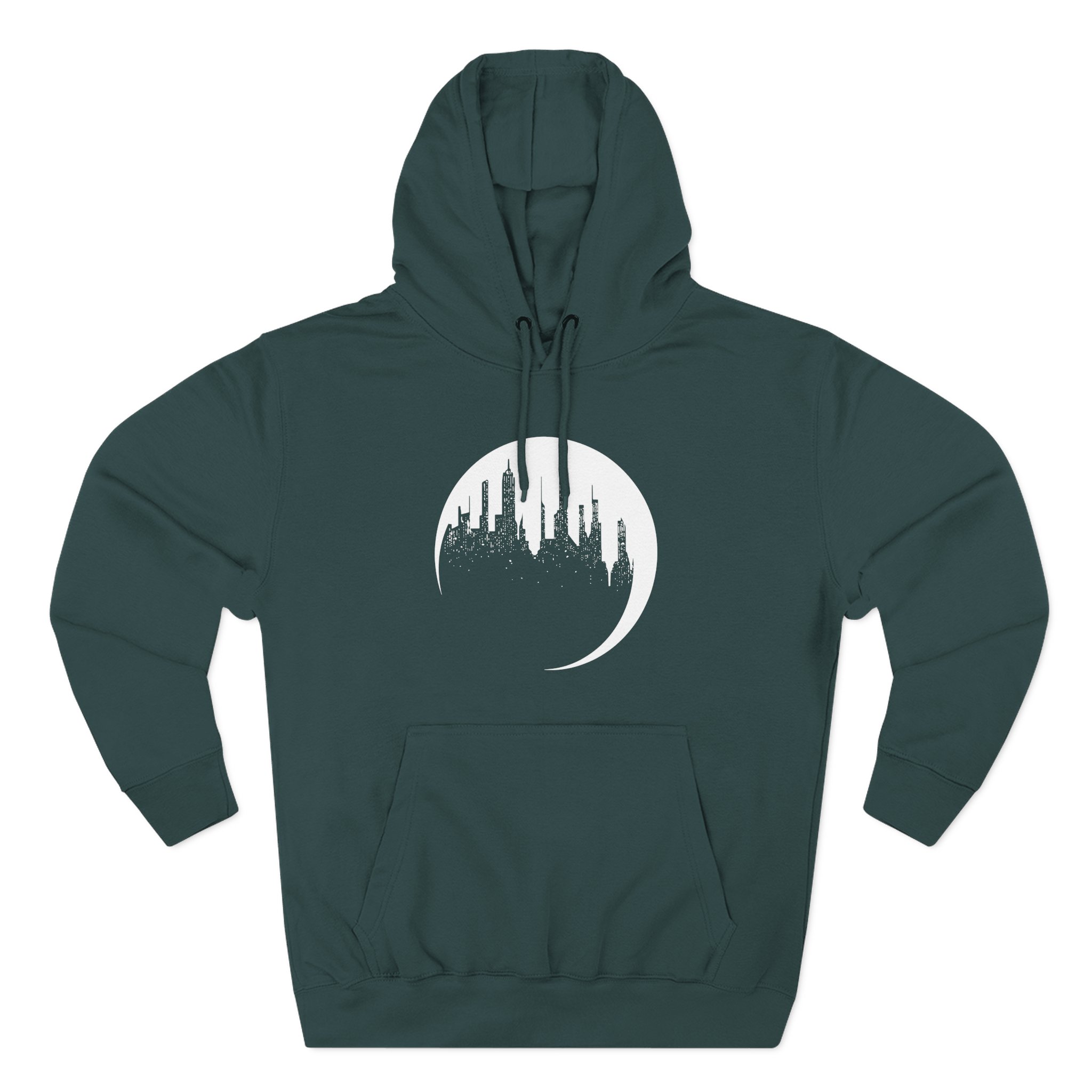 Dropout Unsleeping City Glow-In-The-Dark Three-Panel Fleece Hoodie - Image 5