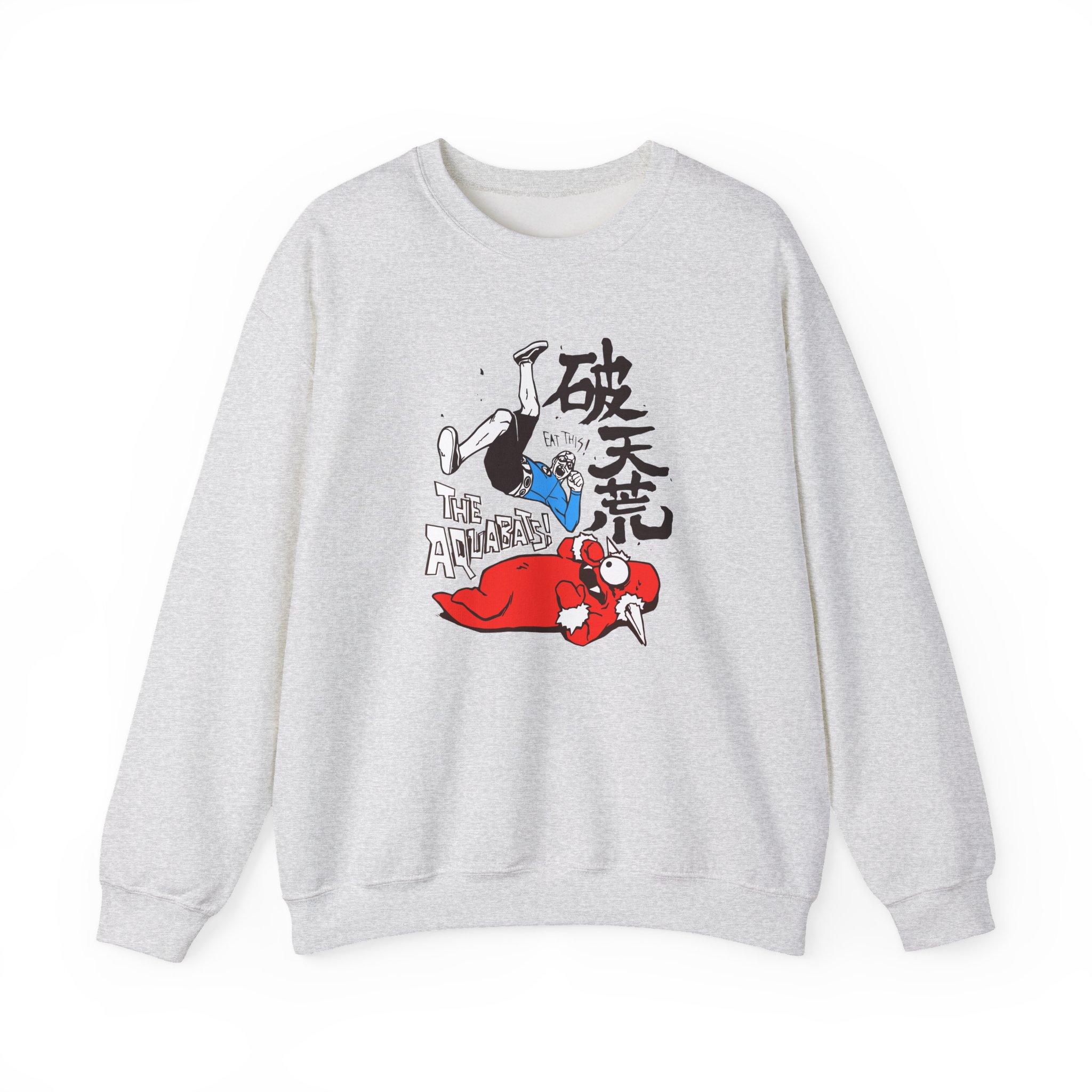 The Aquabats Elbow Drop! Archive Unisex Heavy Blend™ Crewneck Sweatshirt - Image 3