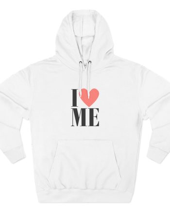 D L I Love Me Three-Panel Fleece Hoodie