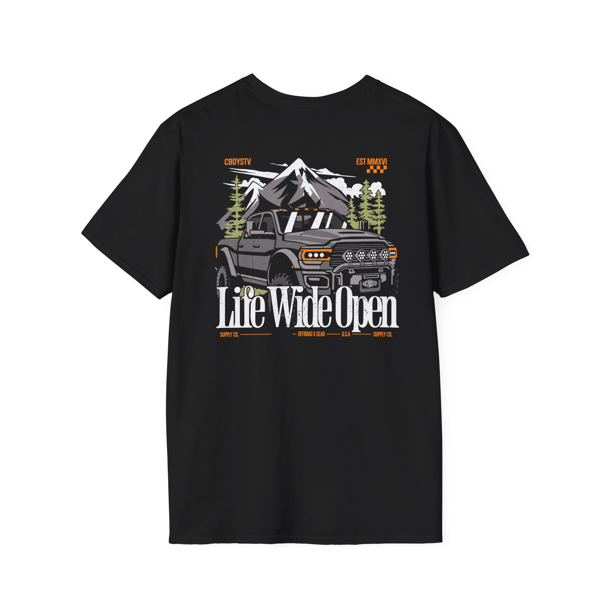 Cboystv Ram Mountain Unisex Softstyle T-Shirt - Image 2