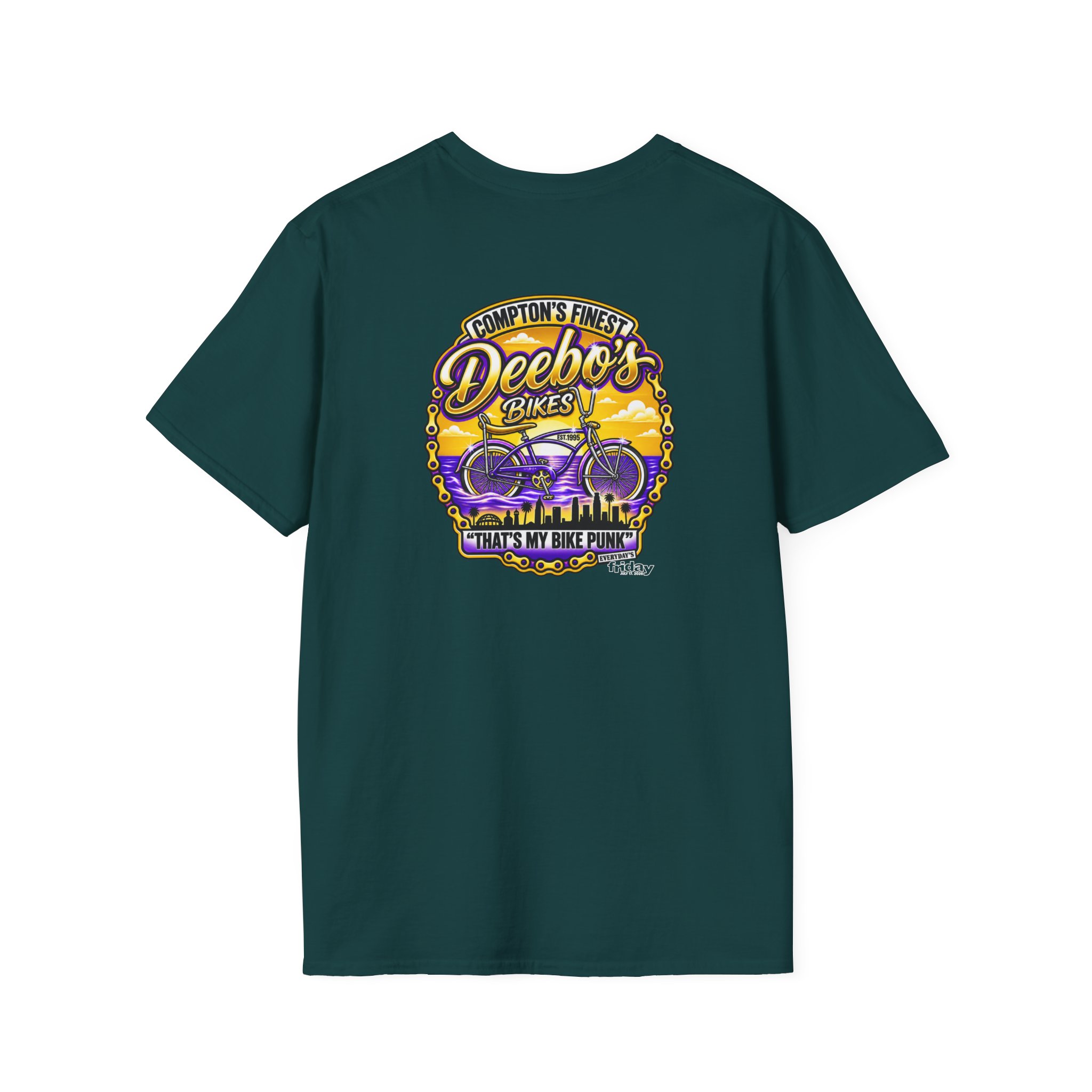 Ice Cube Deebo's Bikes Unisex Softstyle T-Shirt - Image 14