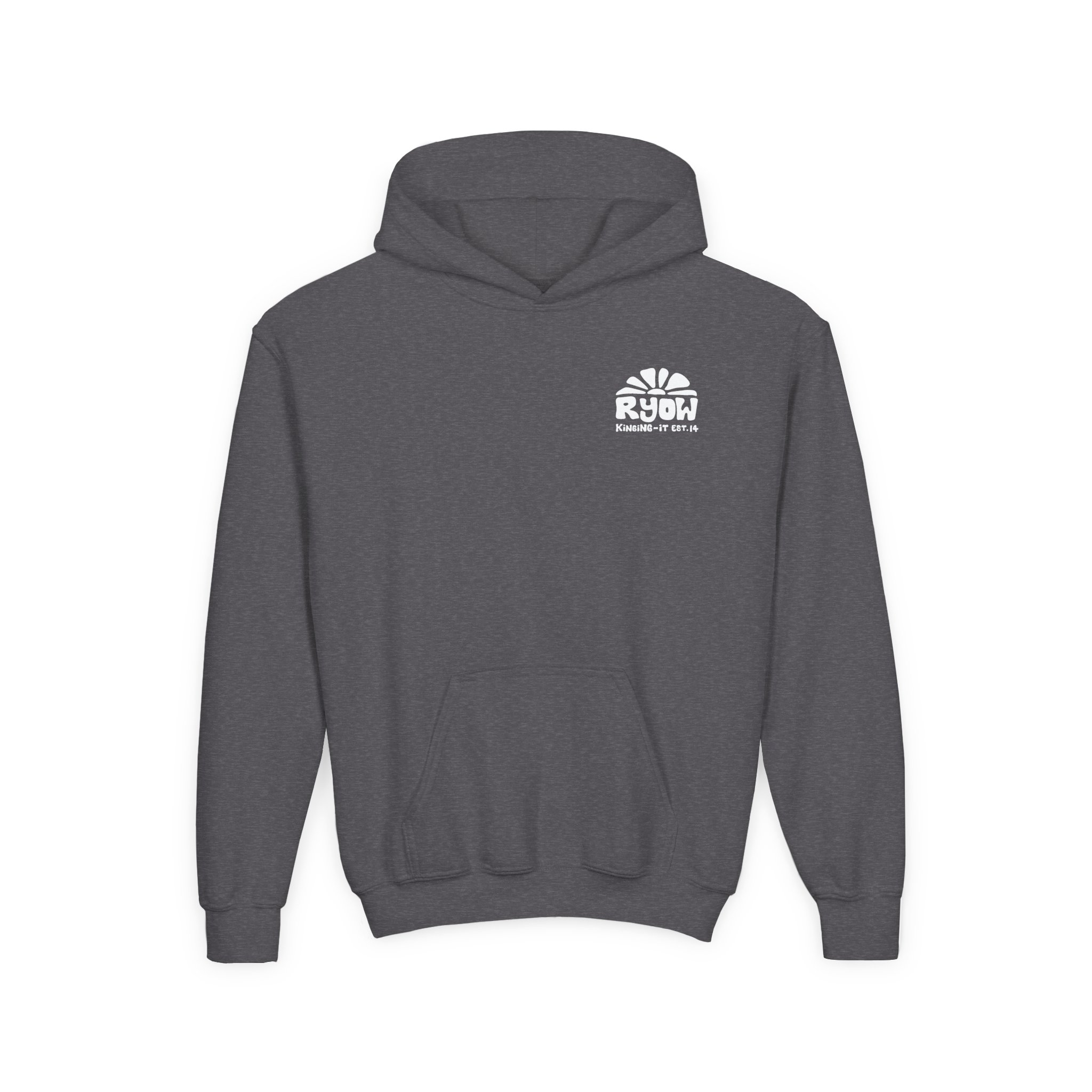 Kinging It Ryow Youth Heavy Blend Hooded Sweatshirt - Image 7