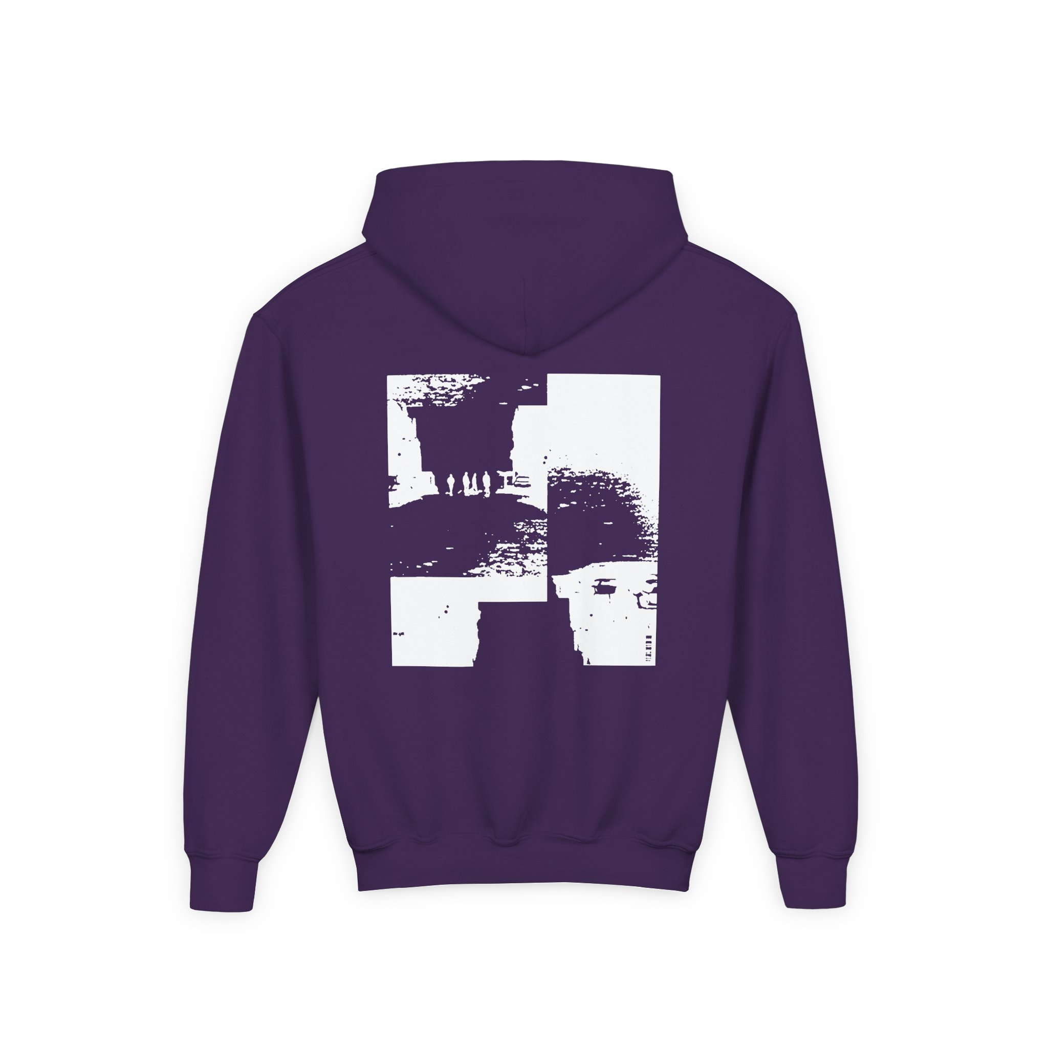 The Snuts Collage Youth Heavy Blend Hooded Sweatshirt - Image 14
